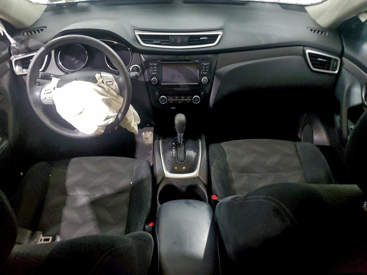 2015 Nissan Rogue Sv Silver vin: 5N1AT2MV8FC913590