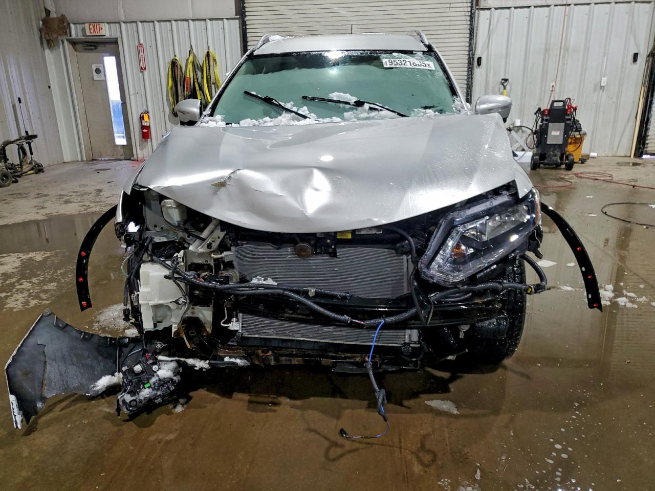 2015 Nissan Rogue Sv Silver vin: 5N1AT2MV8FC913590