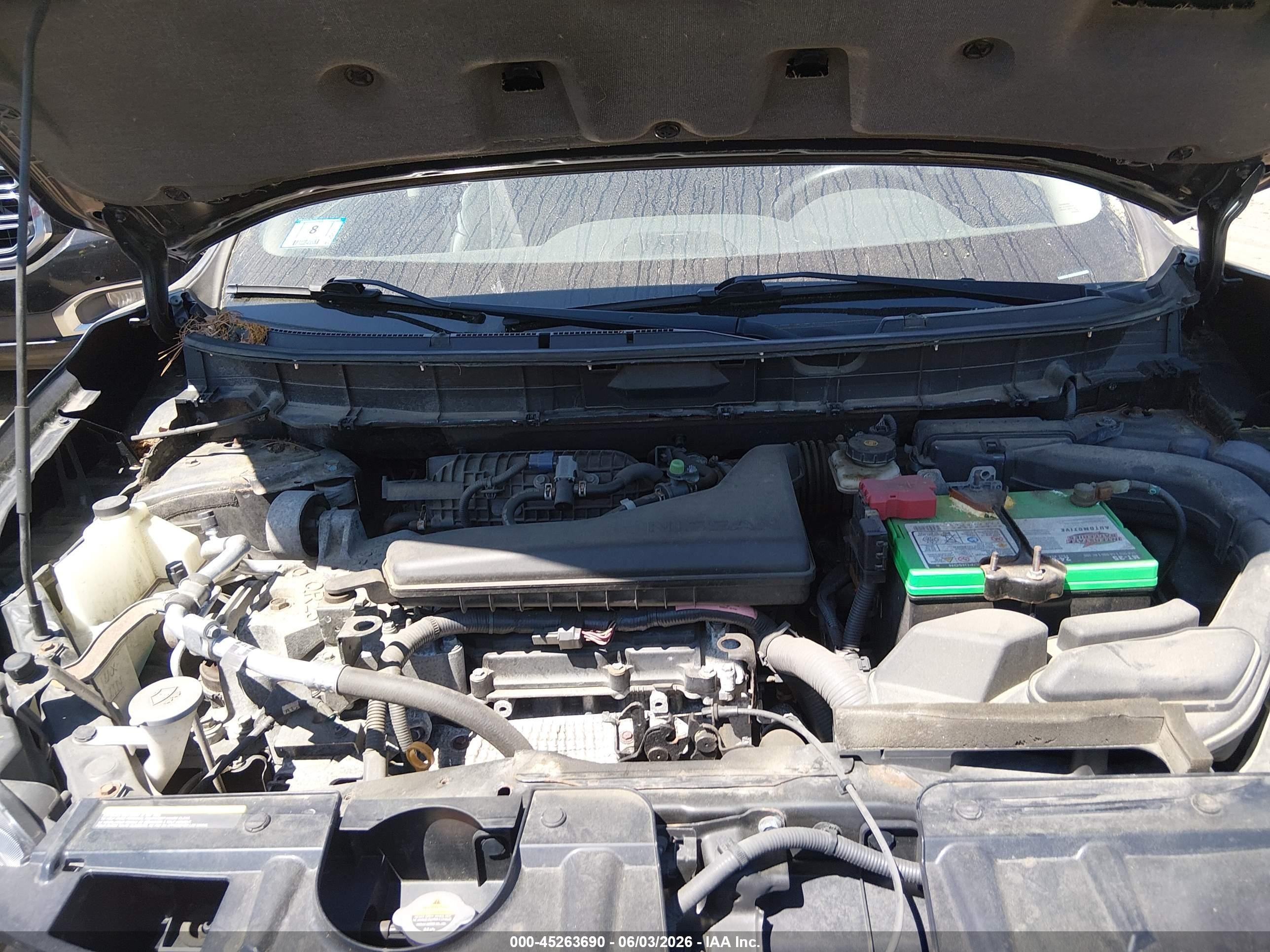 2015 Nissan Rogue Sl Серый vin: 5N1AT2MV8FC915856