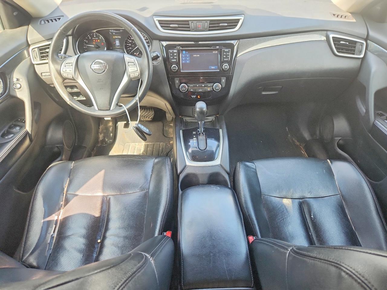 2015 Nissan Rogue S Black vin: 5N1AT2MV8FC917719