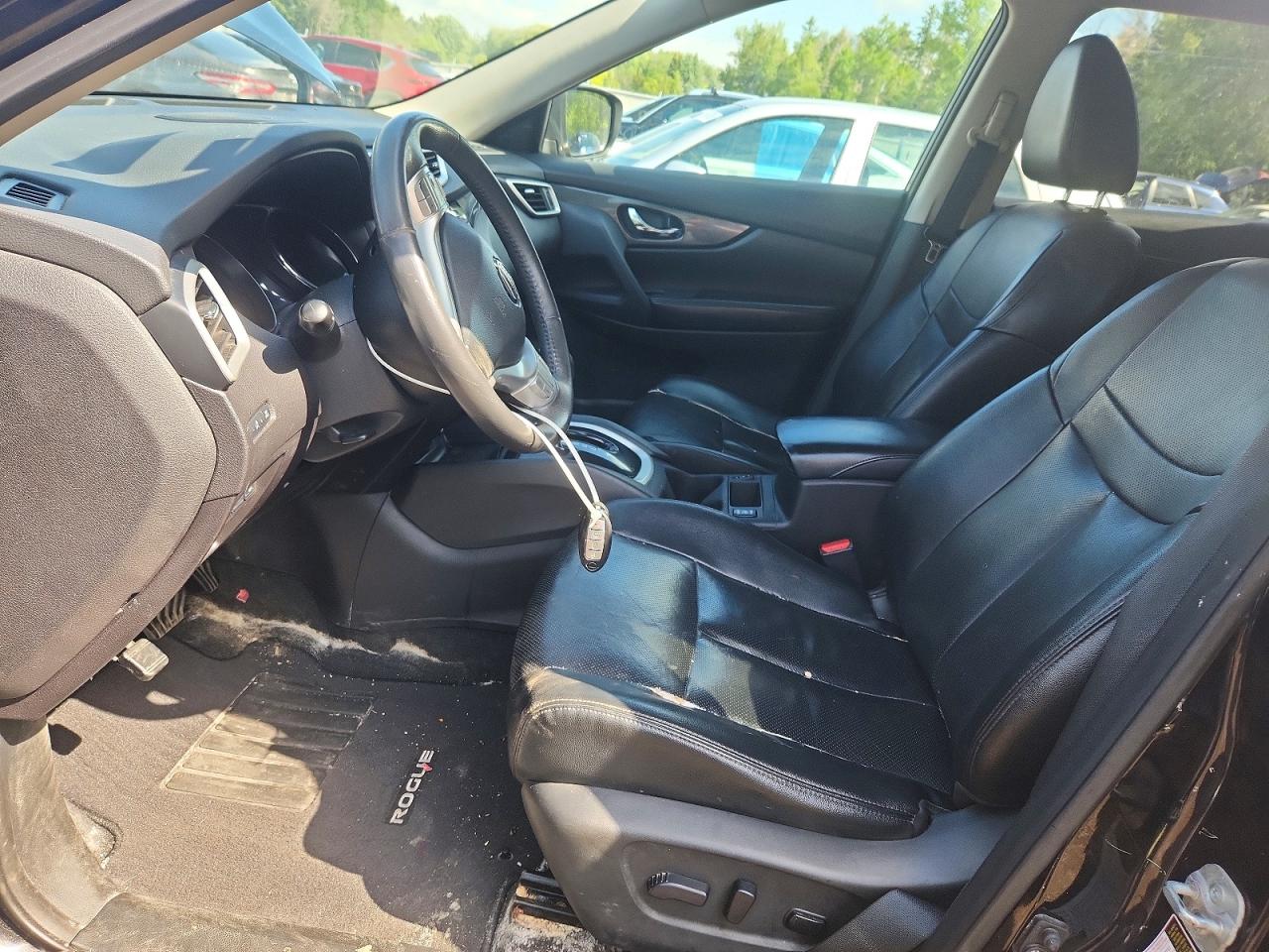 2015 Nissan Rogue S Black vin: 5N1AT2MV8FC917719