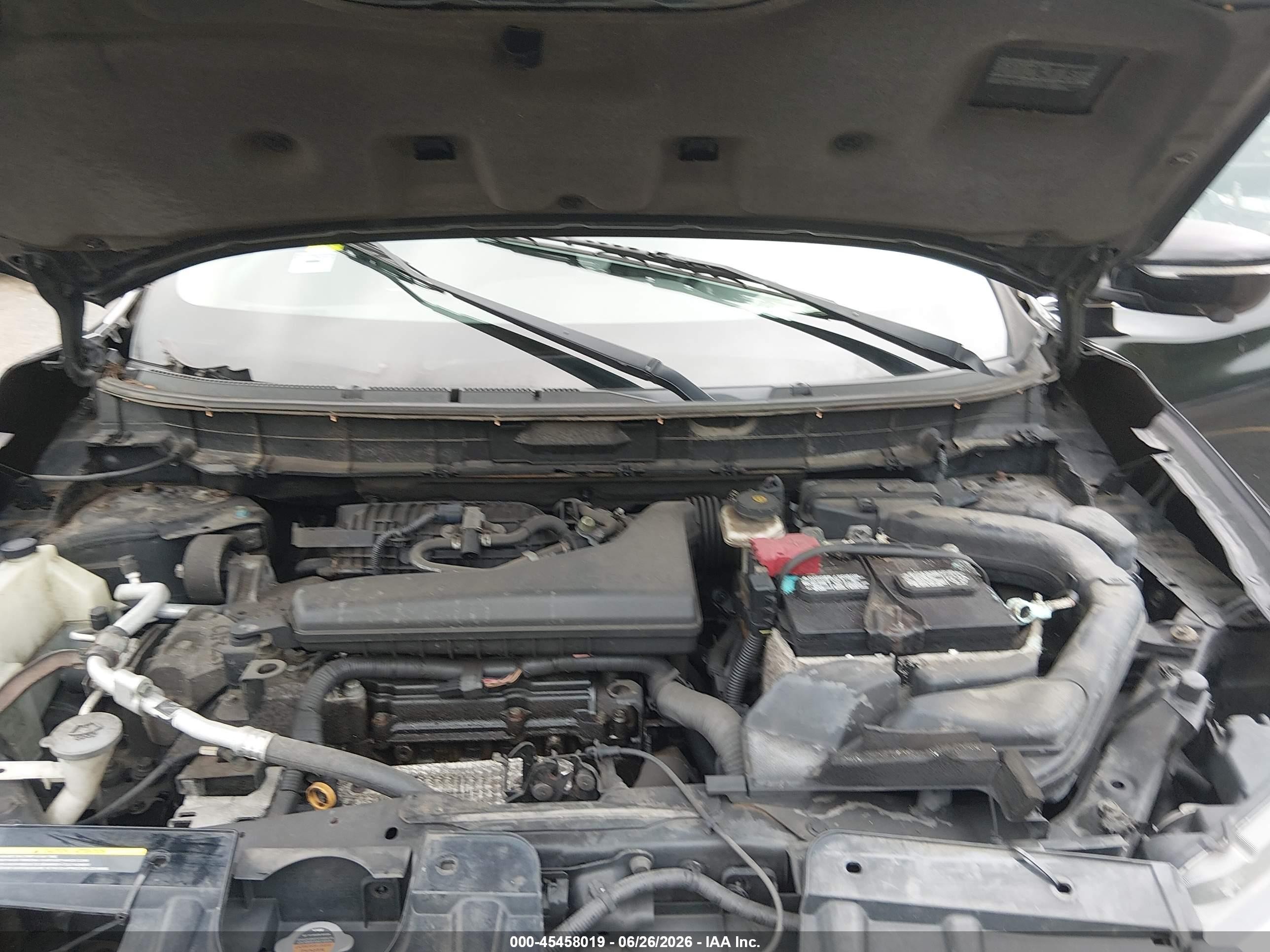 2015 Nissan Rogue Sv Черный vin: 5N1AT2MV8FC924606