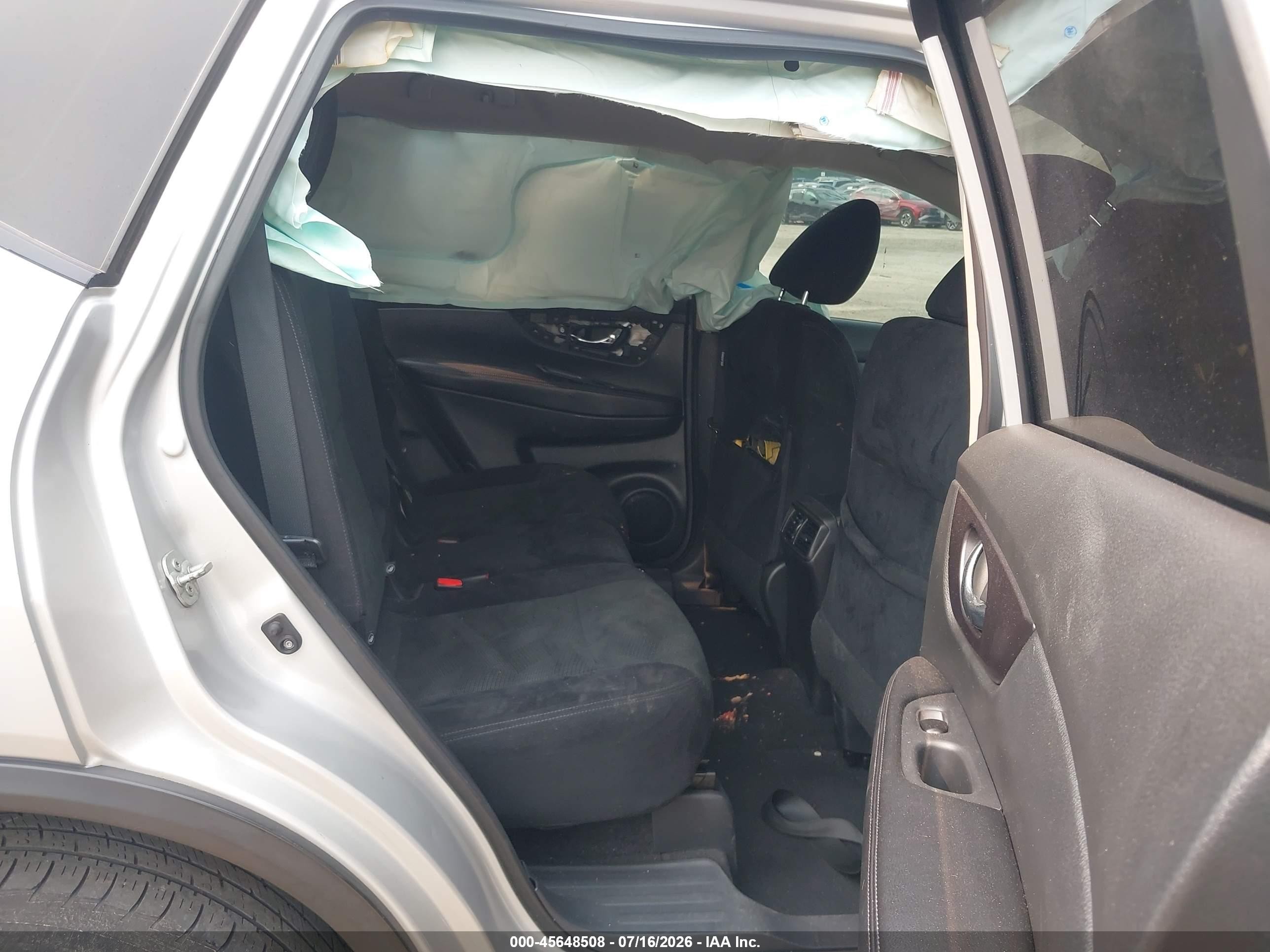 2015 Nissan Rogue Sv Gray vin: 5N1AT2MV8FC927036