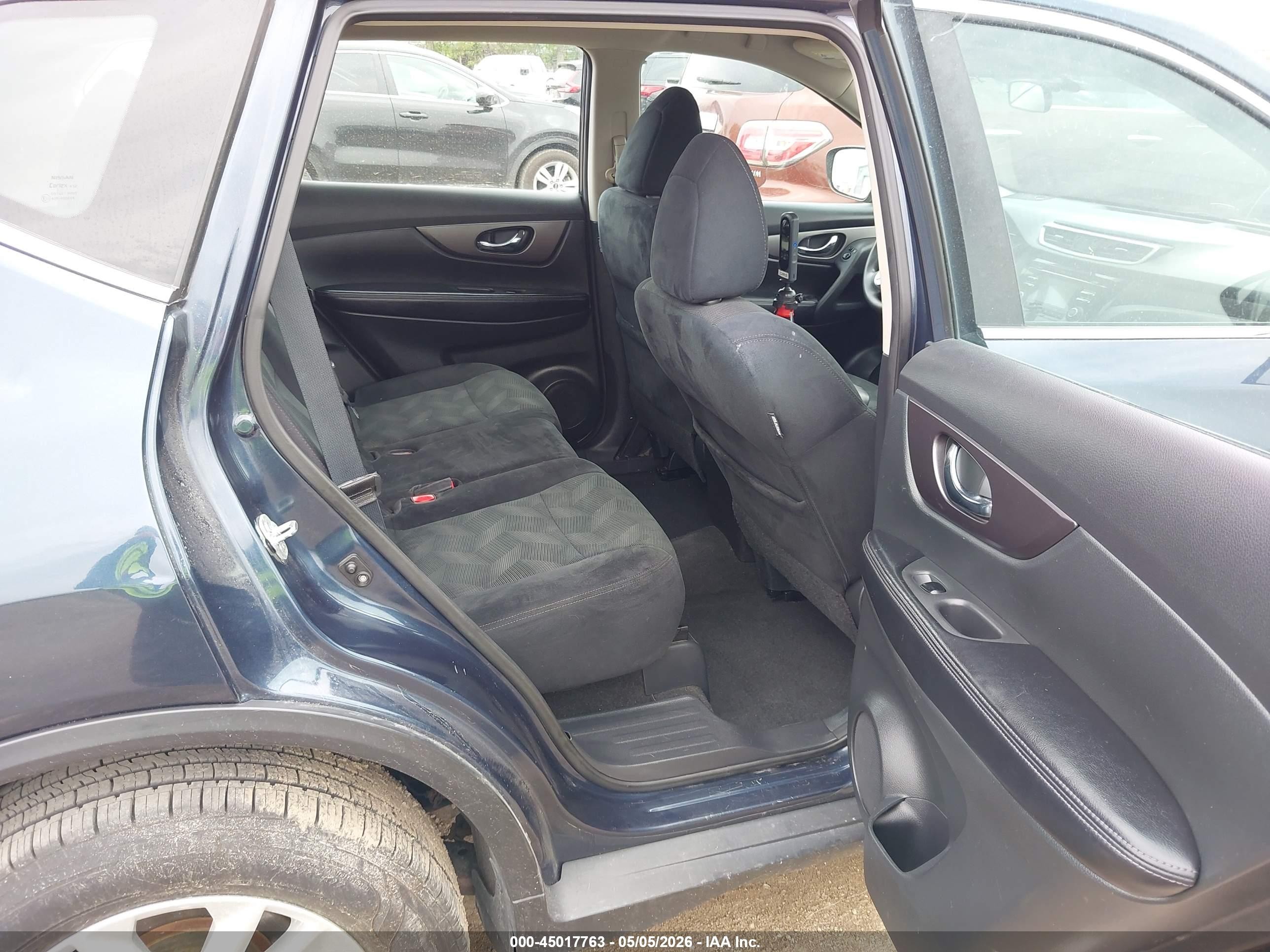 2016 Nissan Rogue S/sl/sv Синий vin: 5N1AT2MV8GC764650