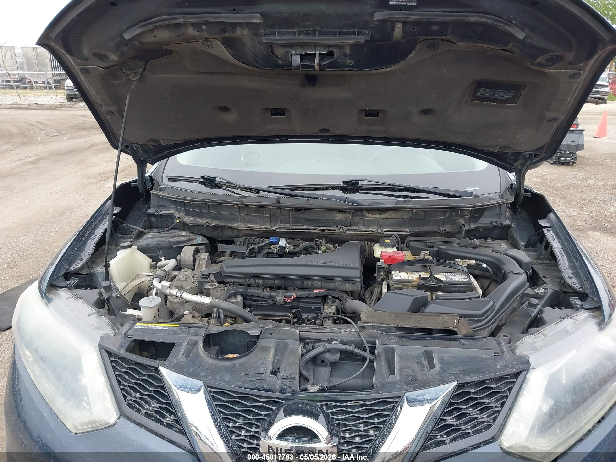 2016 Nissan Rogue S/sl/sv Синий vin: 5N1AT2MV8GC764650