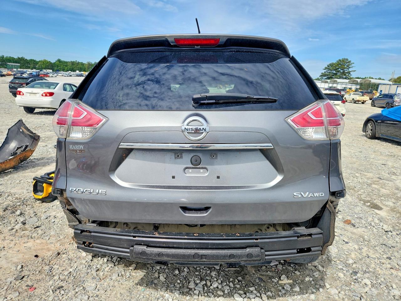 2016 Nissan Rogue Sv Gray vin: 5N1AT2MV8GC841095