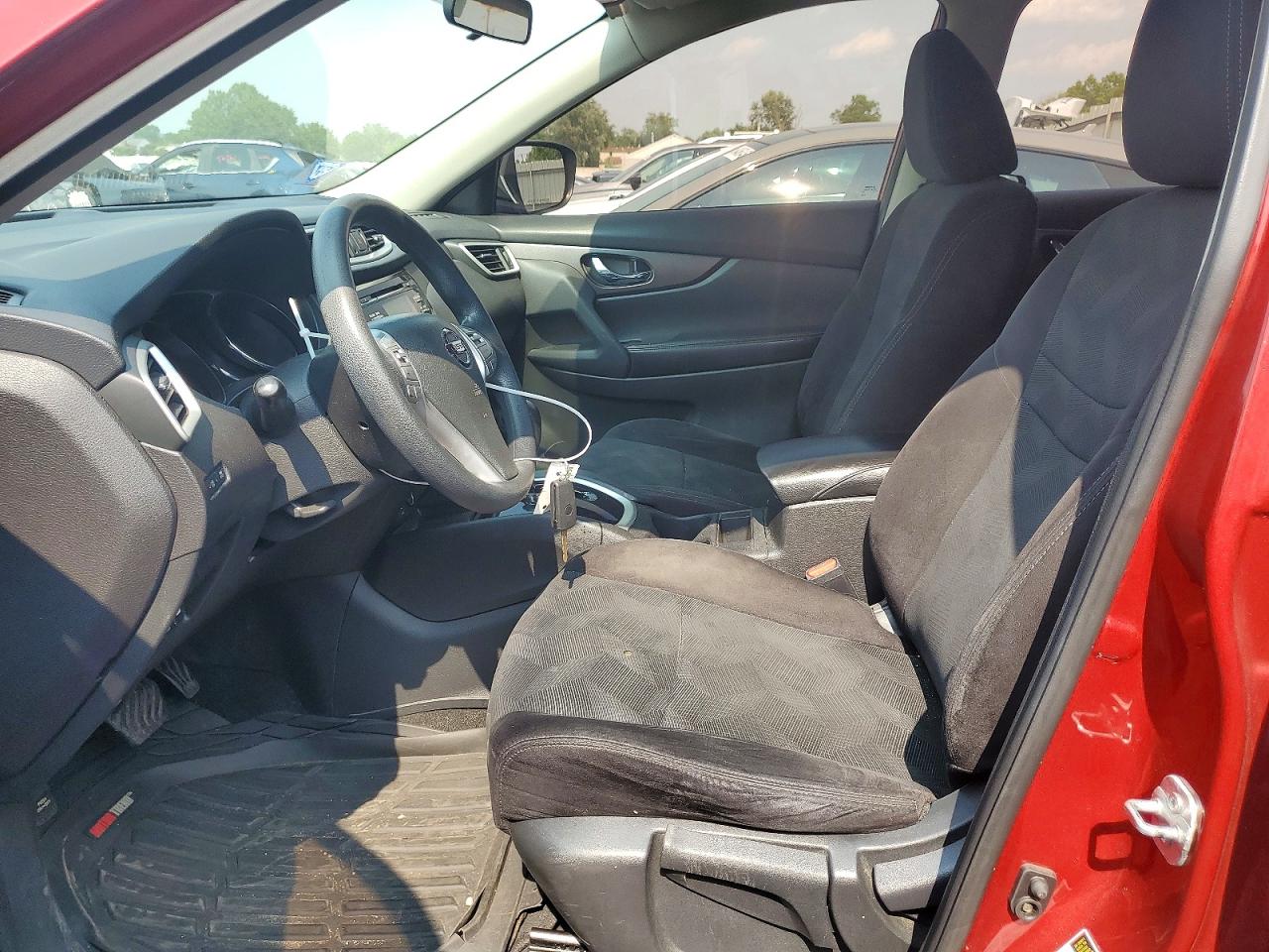2016 Nissan Rogue S Maroon vin: 5N1AT2MV8GC916670