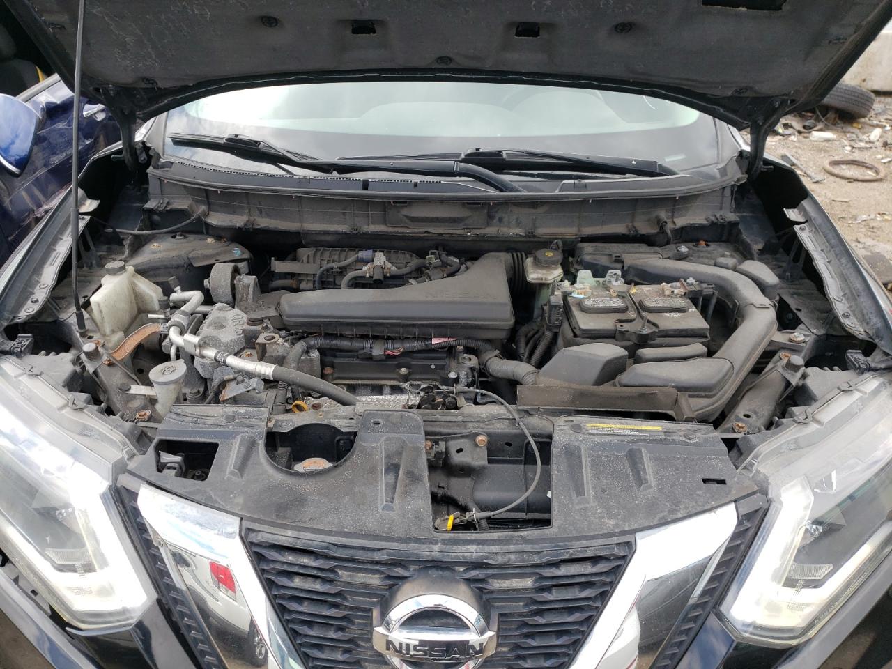 2017 Nissan Rogue Sv Black vin: 5N1AT2MV8HC820085