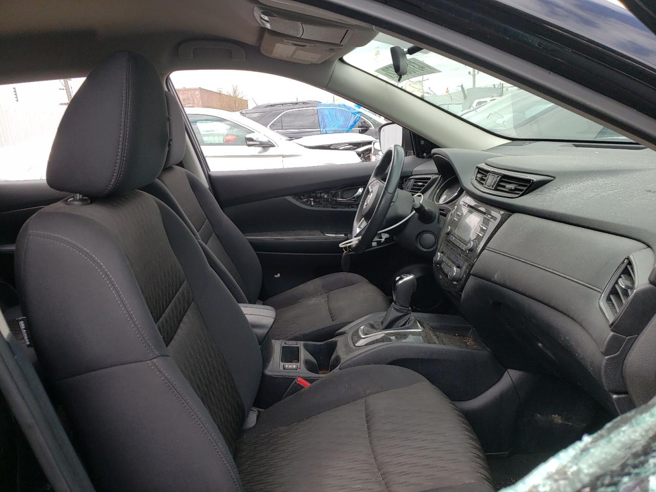 2017 Nissan Rogue Sv Black vin: 5N1AT2MV8HC820085