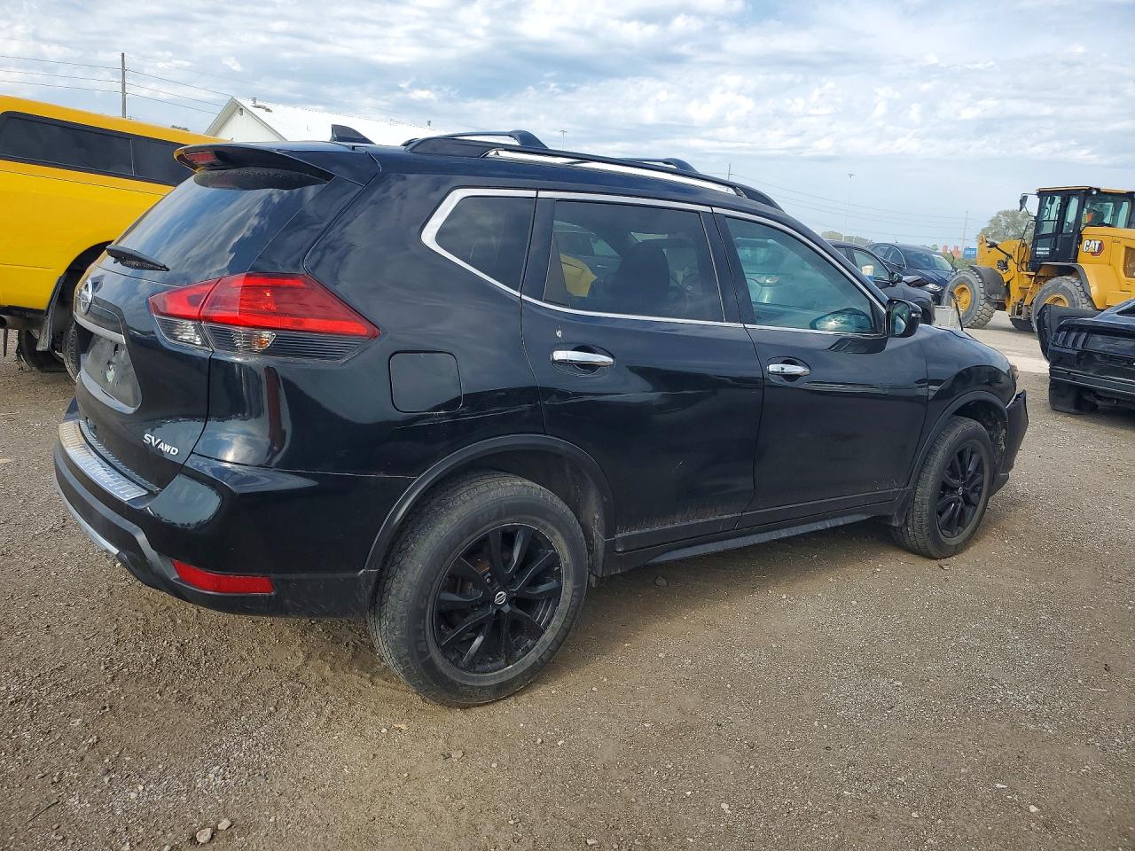 2017 Nissan Rogue Sv Black vin: 5N1AT2MV8HC820085