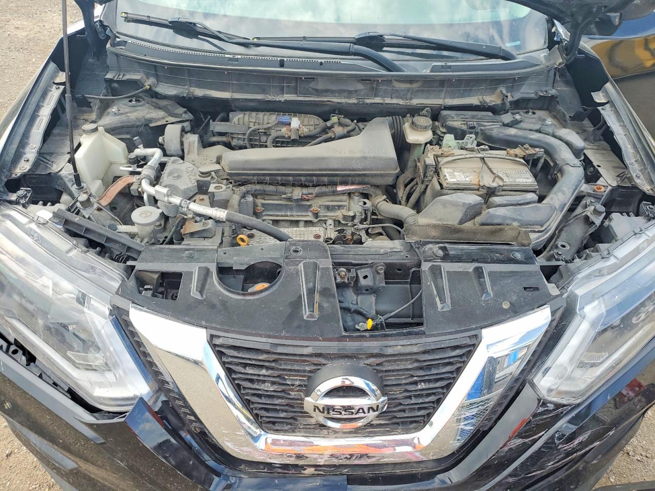 2017 Nissan Rogue Sv Black vin: 5N1AT2MV8HC820085