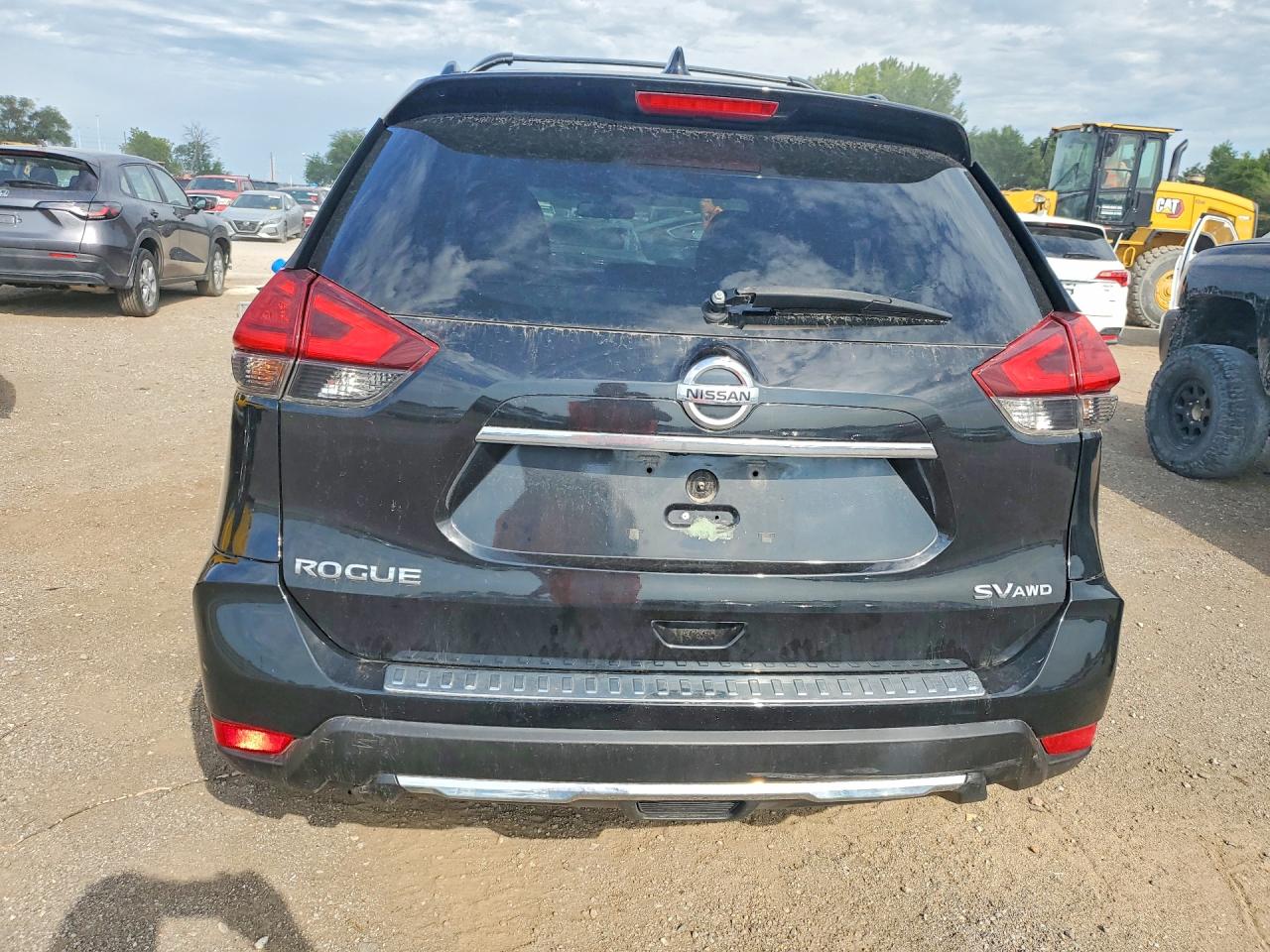 2017 Nissan Rogue Sv Black vin: 5N1AT2MV8HC820085