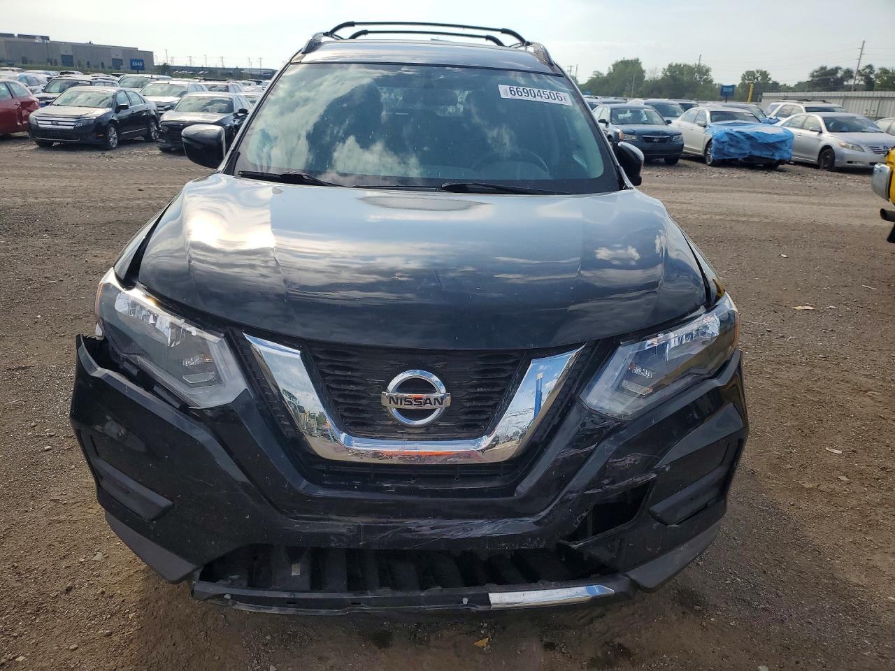2017 Nissan Rogue Sv Black vin: 5N1AT2MV8HC820085
