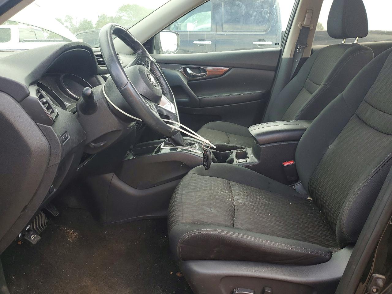 2017 Nissan Rogue Sv Black vin: 5N1AT2MV8HC820085