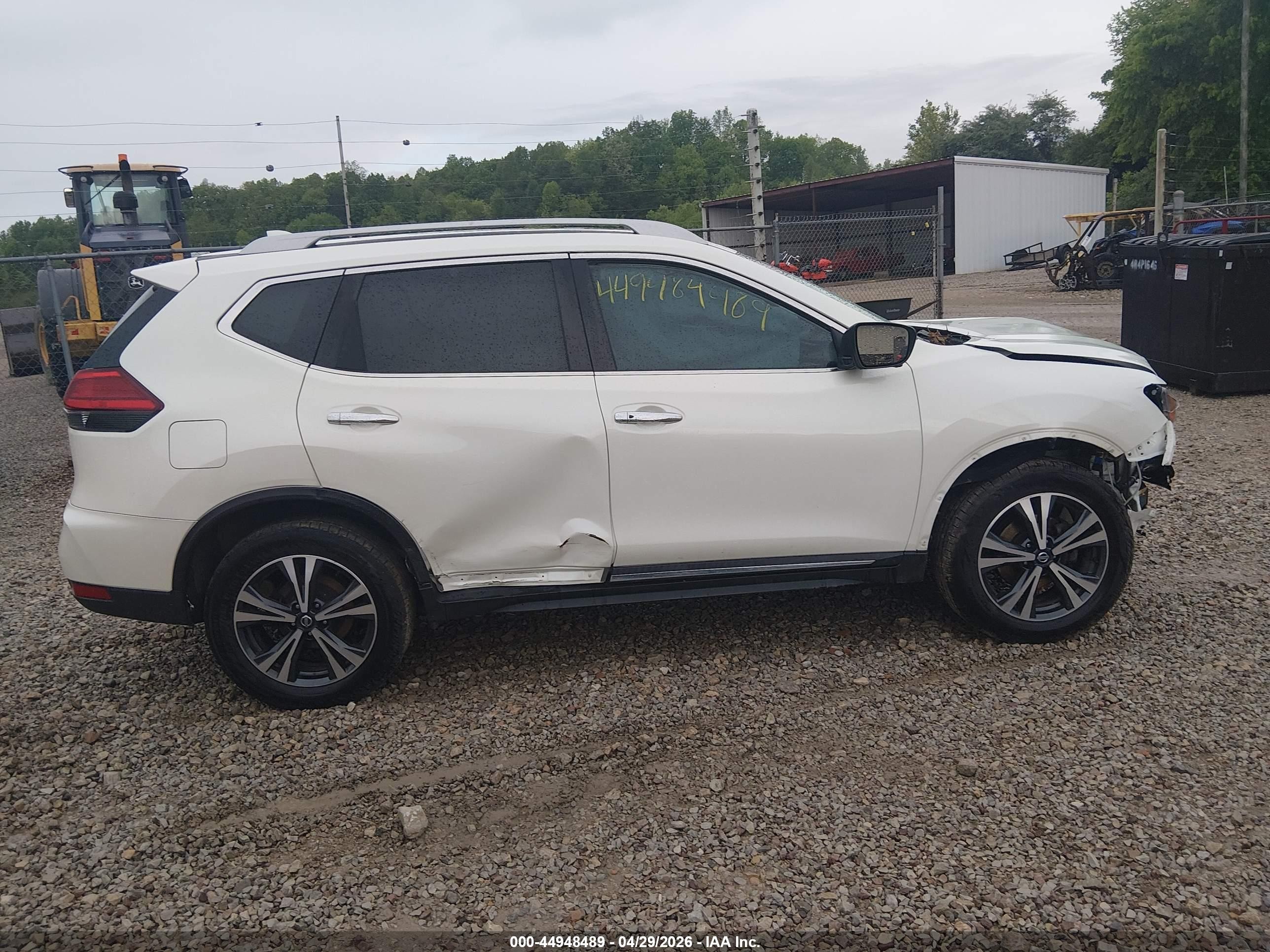 2017 Nissan Rogue Sl Белый vin: 5N1AT2MV8HC848243