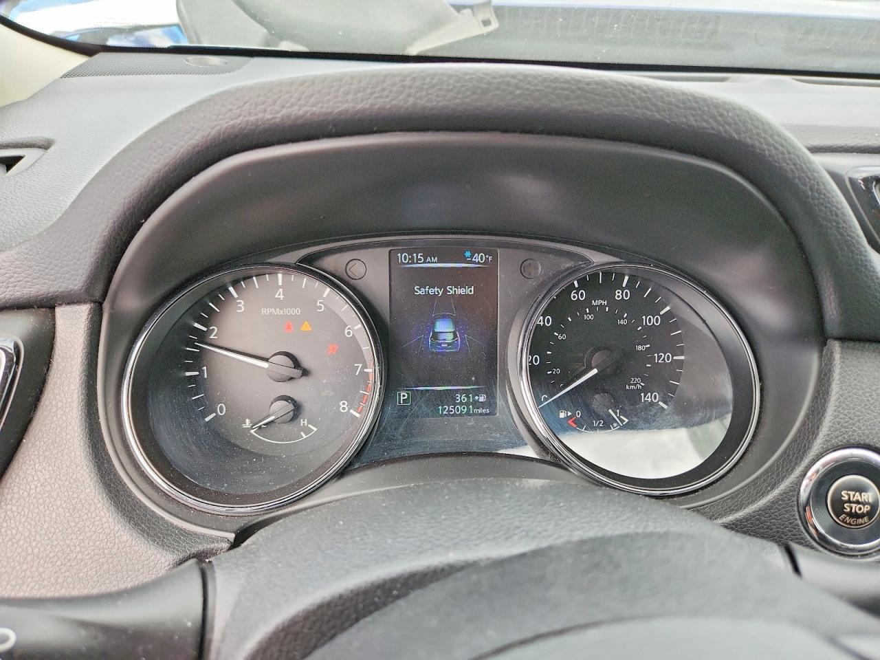2017 Nissan Rogue Sv Blue vin: 5N1AT2MV8HC869609