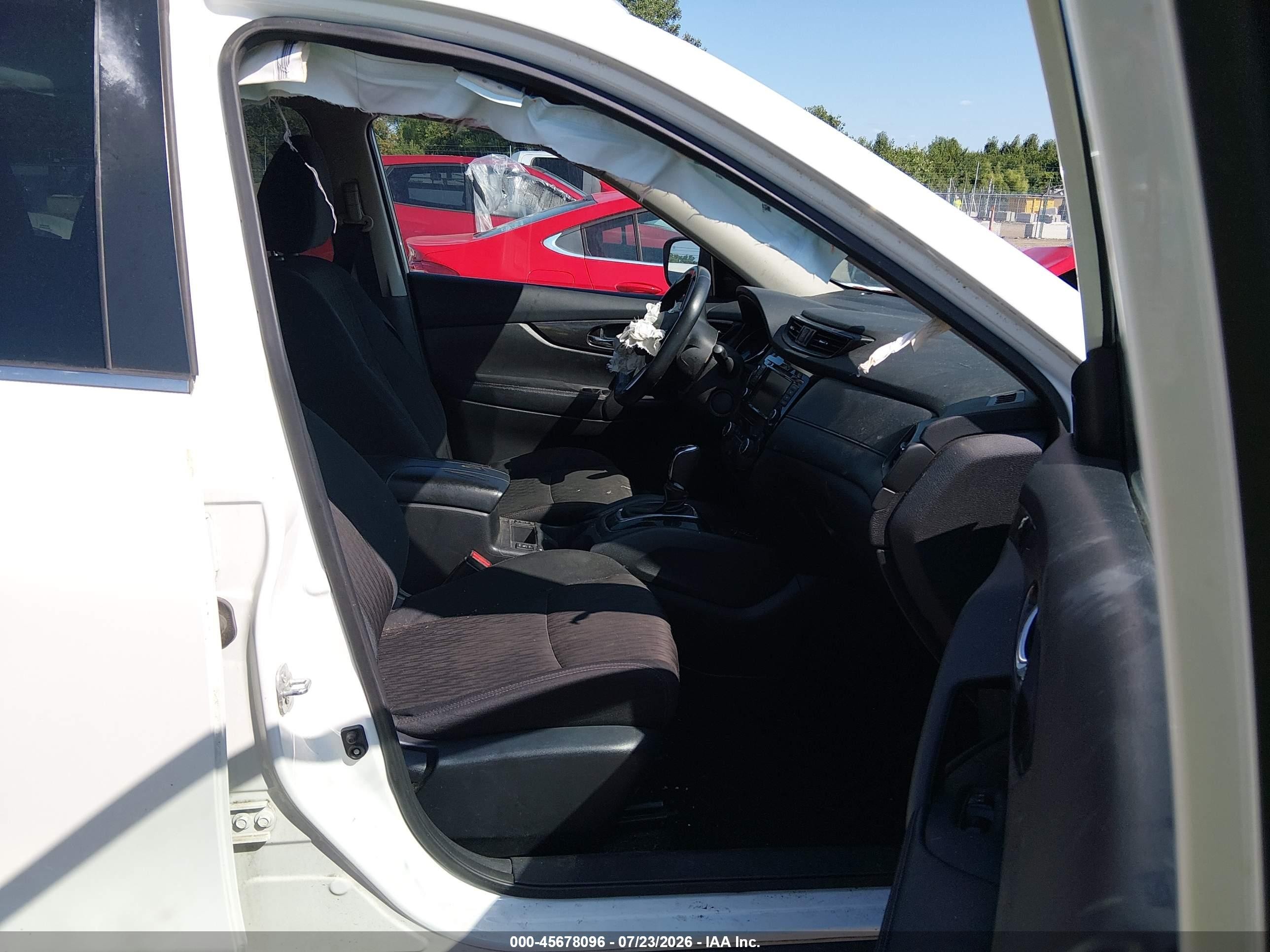 2018 Nissan Rogue Sv White vin: 5N1AT2MV8JC780807