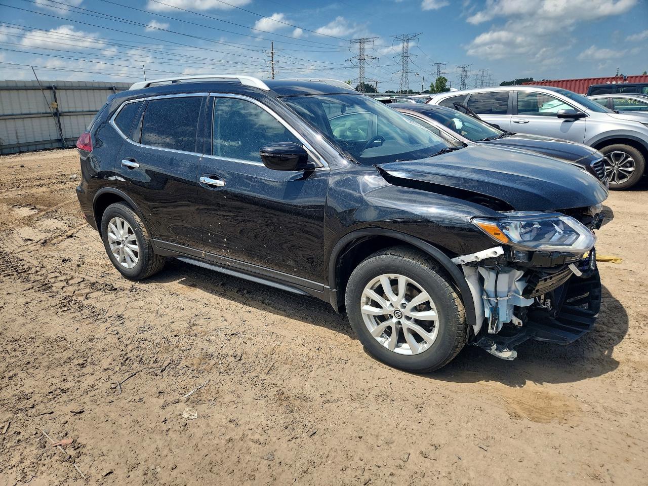 2018 Nissan Rogue Sv Black vin: 5N1AT2MV8JC814213