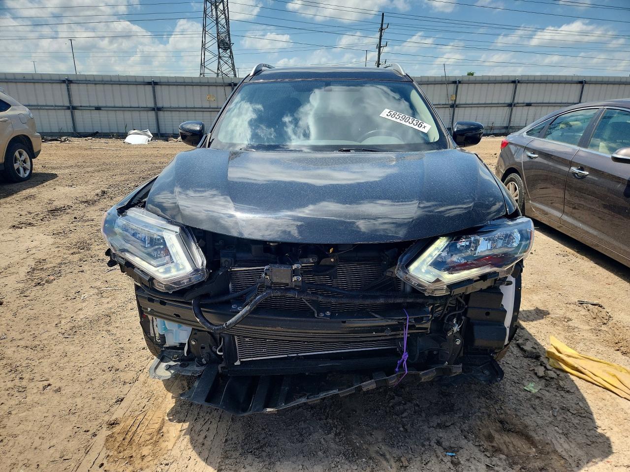2018 Nissan Rogue Sv Black vin: 5N1AT2MV8JC814213
