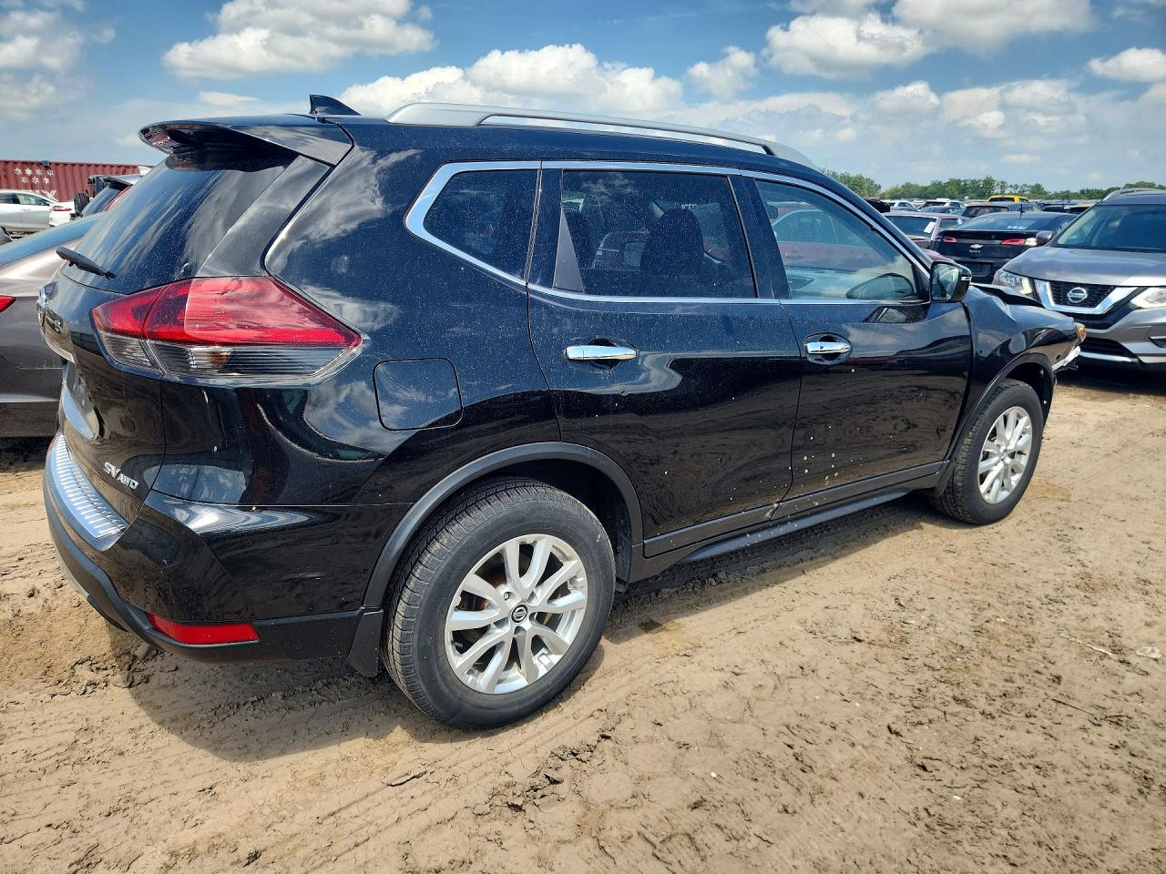2018 Nissan Rogue Sv Black vin: 5N1AT2MV8JC814213