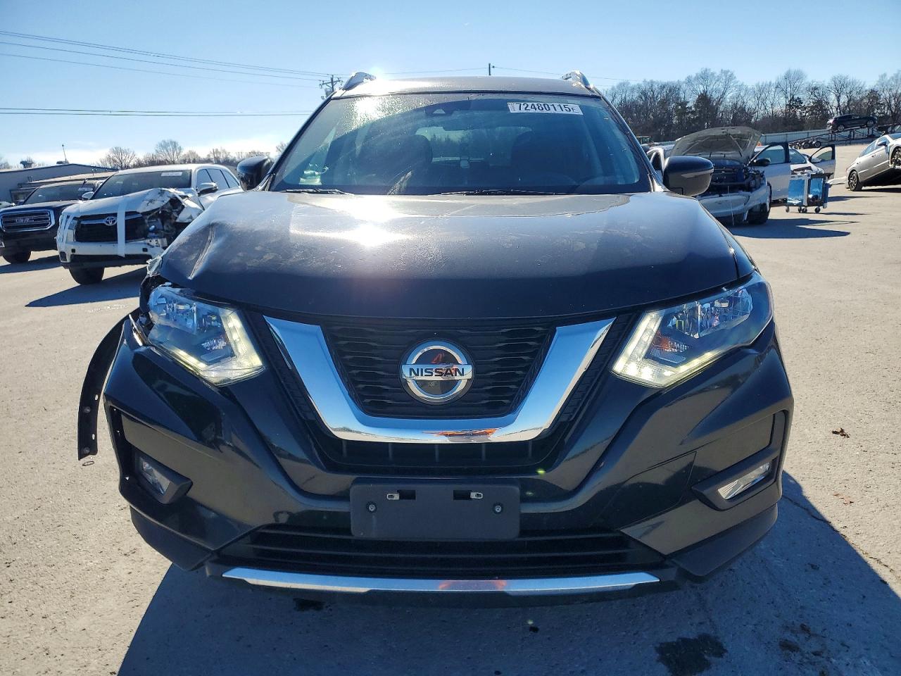 2019 Nissan Rogue S Черный vin: 5N1AT2MV8KC713934