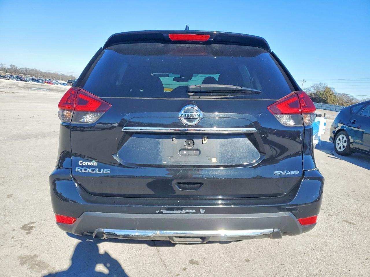2019 Nissan Rogue S Черный vin: 5N1AT2MV8KC713934