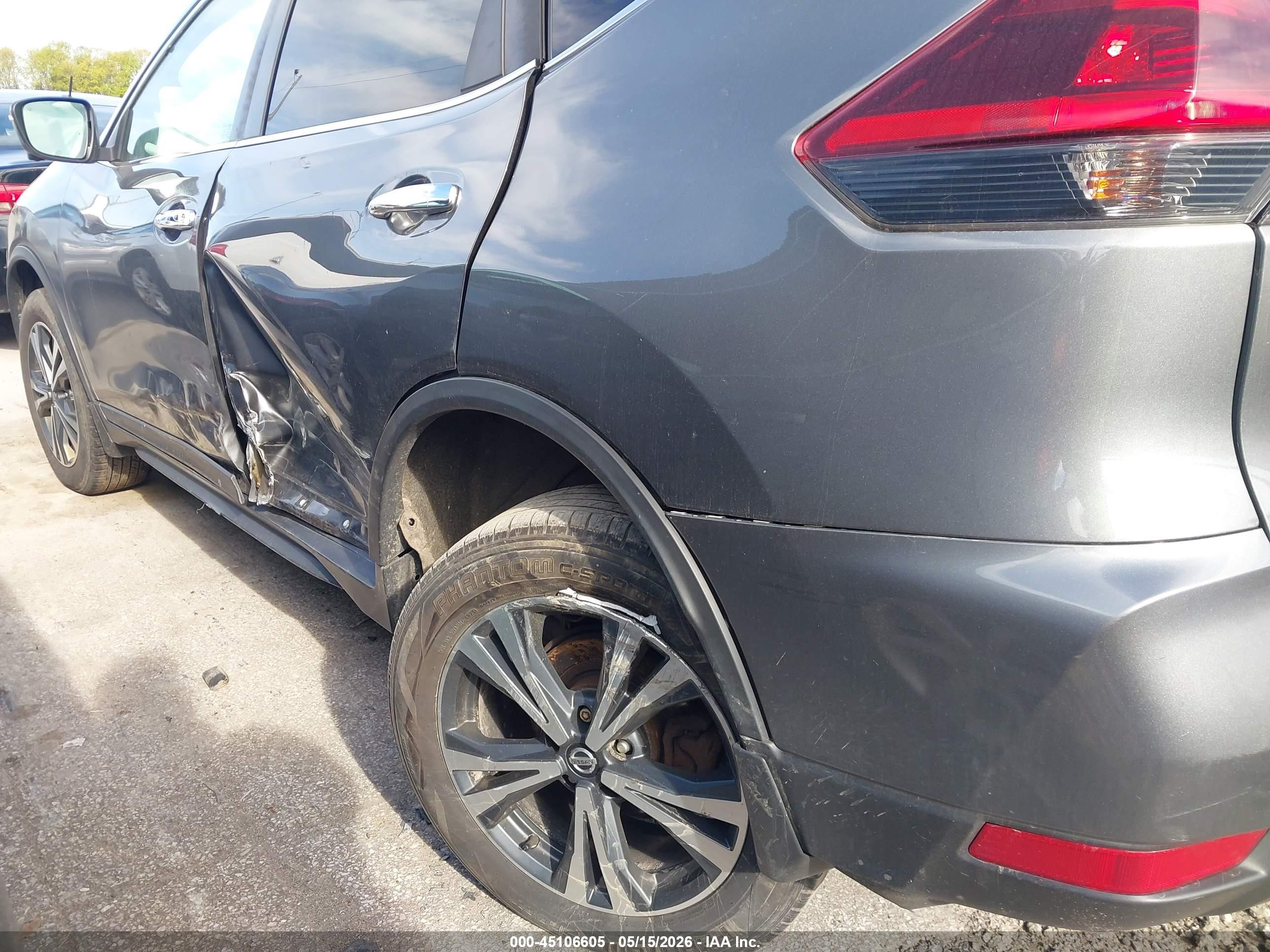 2019 Nissan Rogue S/sl/sv Серый vin: 5N1AT2MV8KC727820