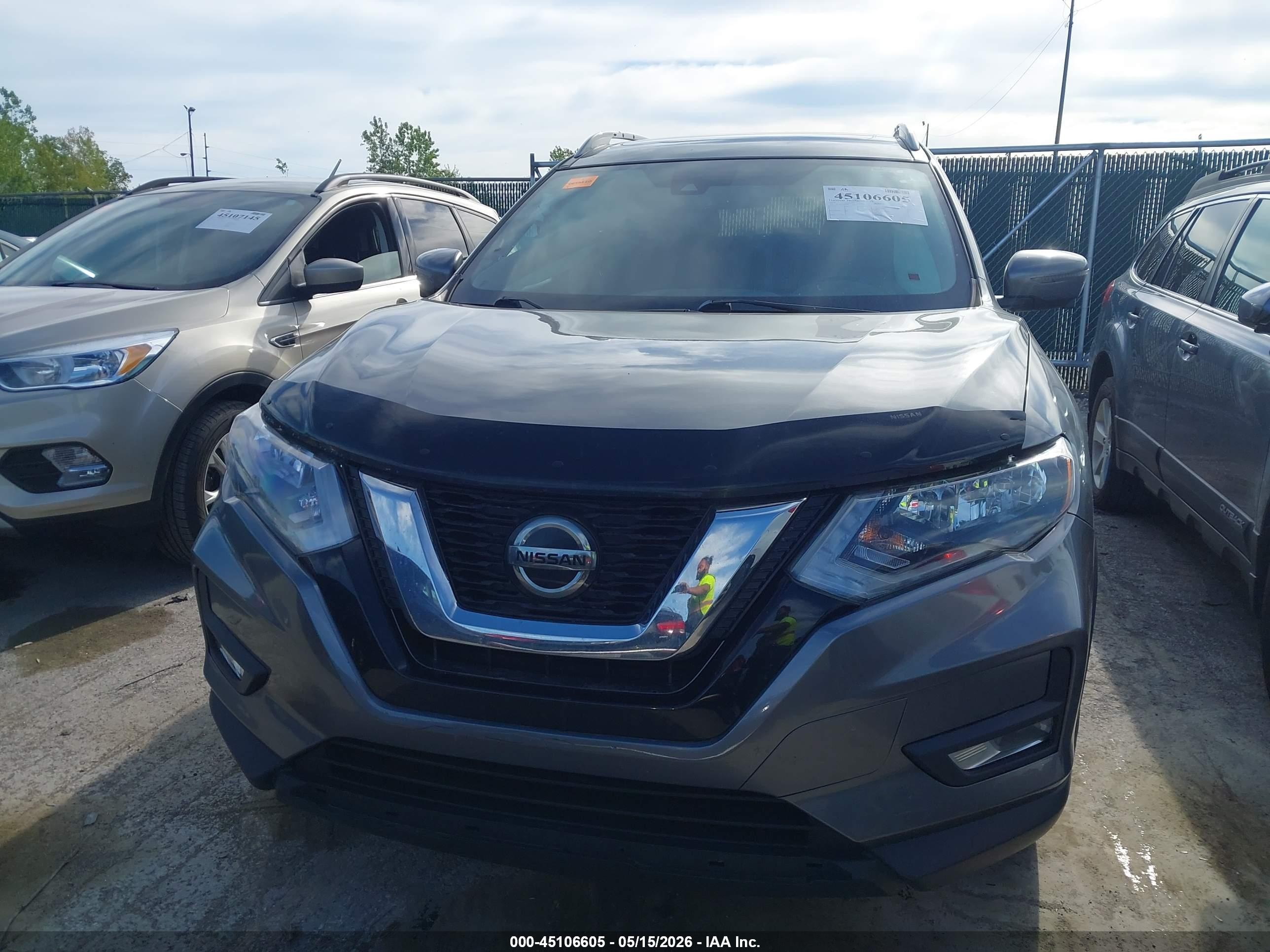 2019 Nissan Rogue S/sl/sv Серый vin: 5N1AT2MV8KC727820