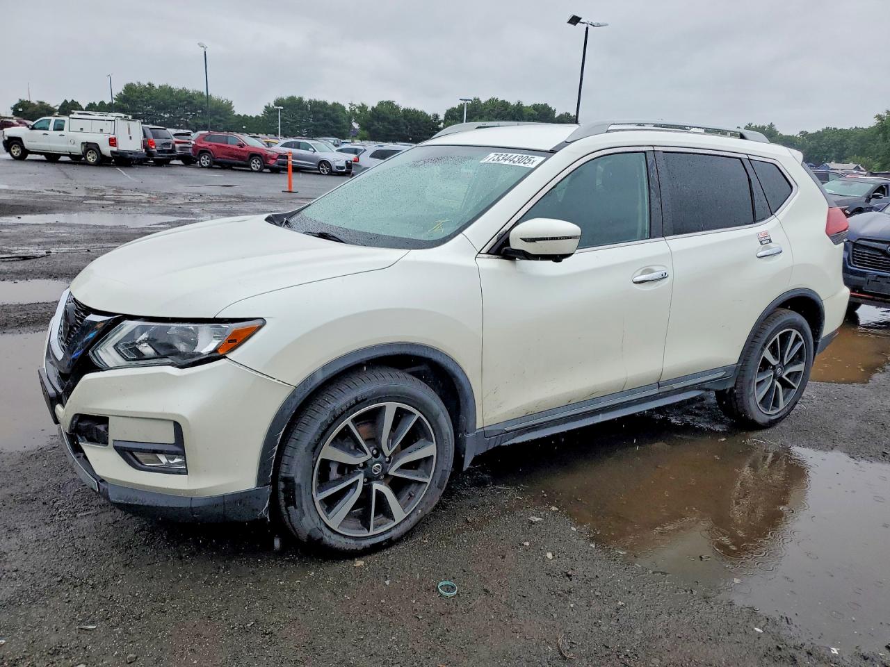 2019 Nissan Rogue Sl White vin: 5N1AT2MV8KC770859