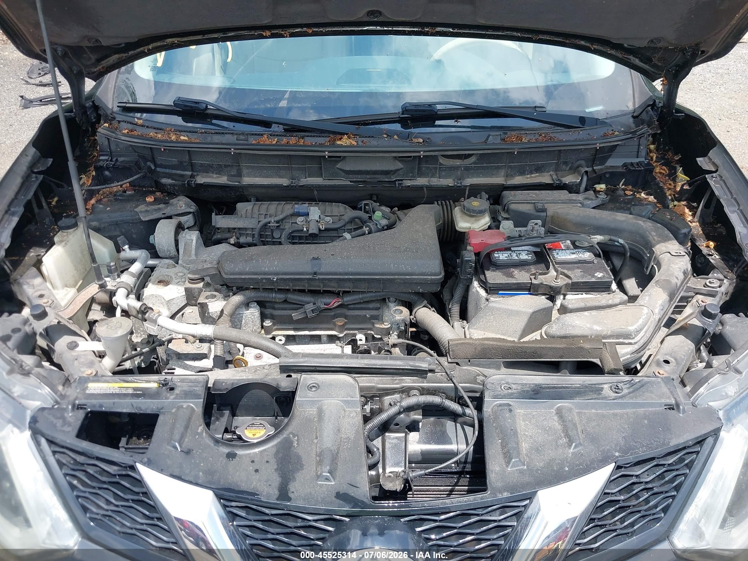 2014 Nissan Rogue Sl Black vin: 5N1AT2MV9EC750057