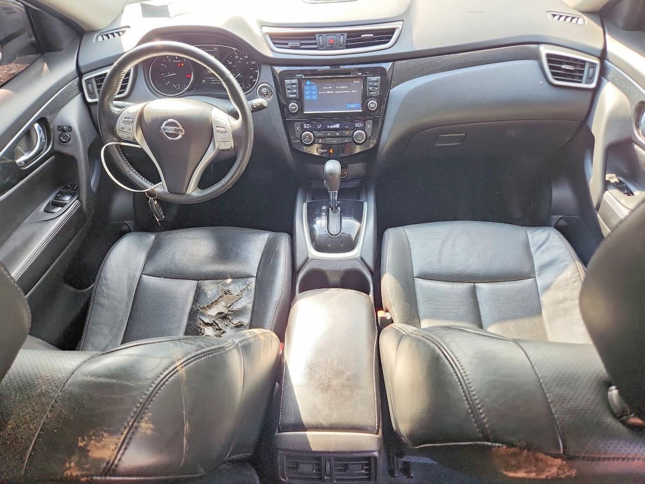 2014 Nissan Rogue Sl Белый vin: 5N1AT2MV9EC753735