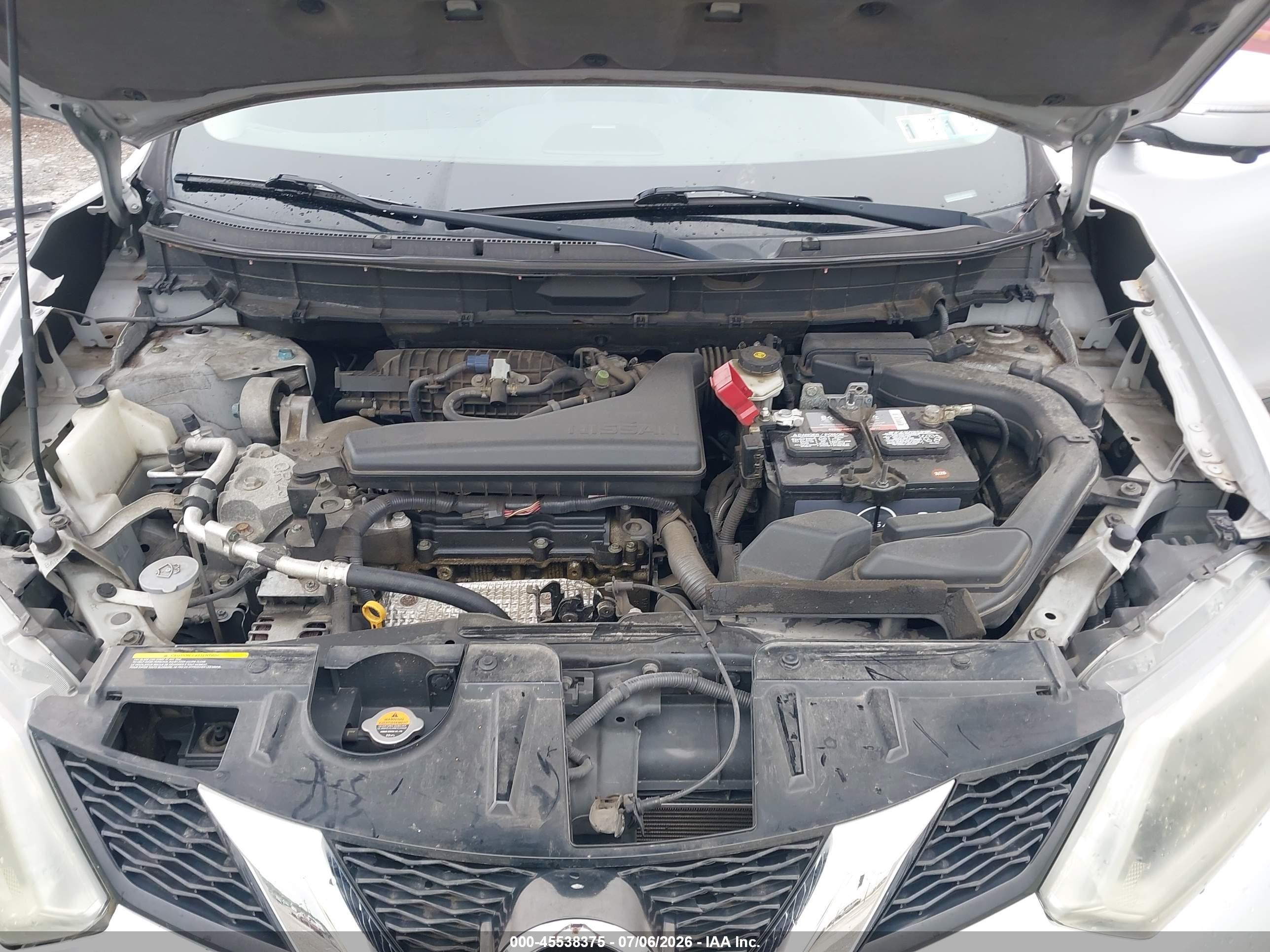2014 Nissan Rogue Sl Silver vin: 5N1AT2MV9EC754500