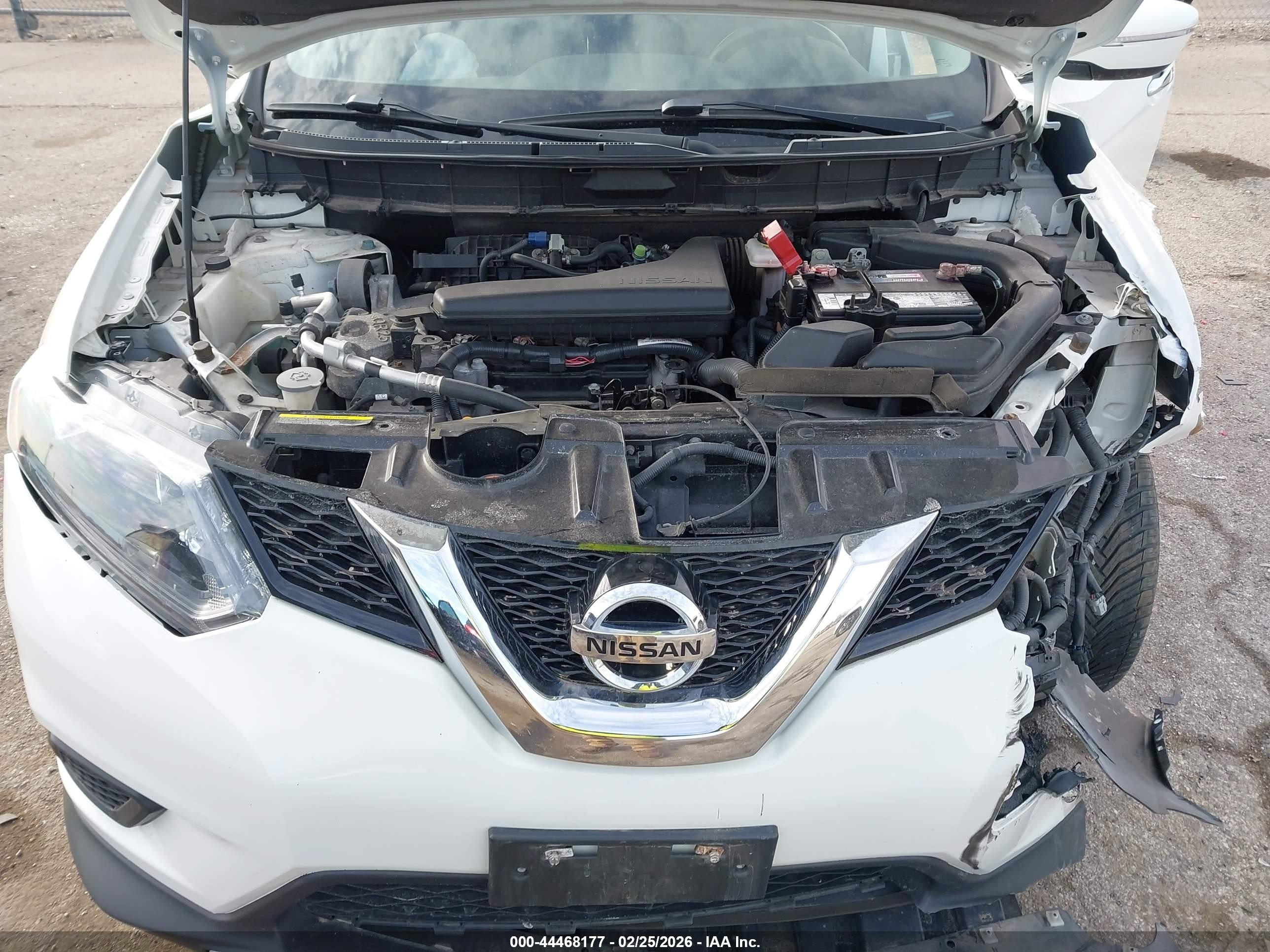 2014 Nissan Rogue Sv Белый vin: 5N1AT2MV9EC755775