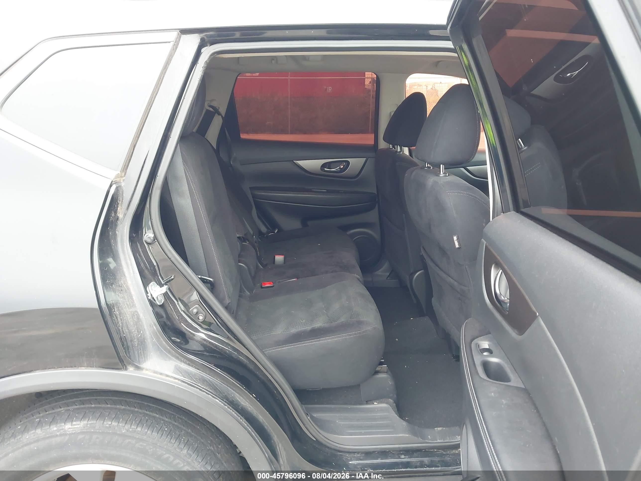 2014 Nissan Rogue Sv Black vin: 5N1AT2MV9EC756781