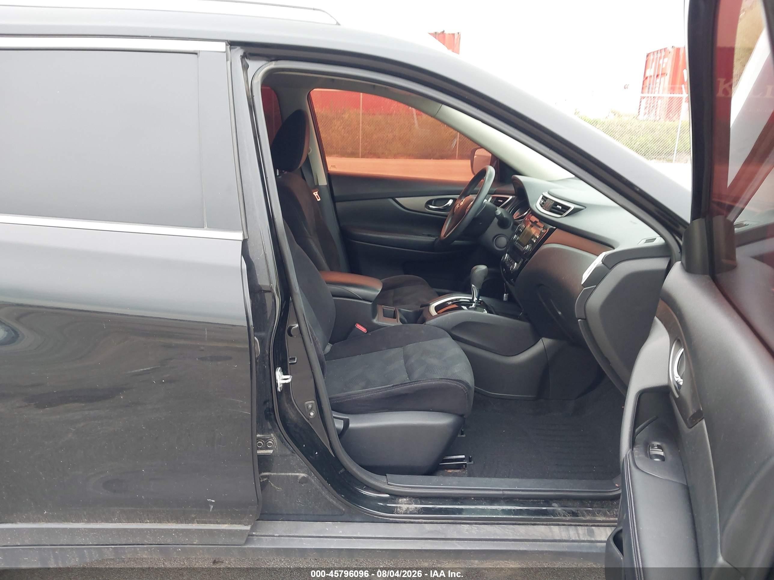 2014 Nissan Rogue Sv Black vin: 5N1AT2MV9EC756781