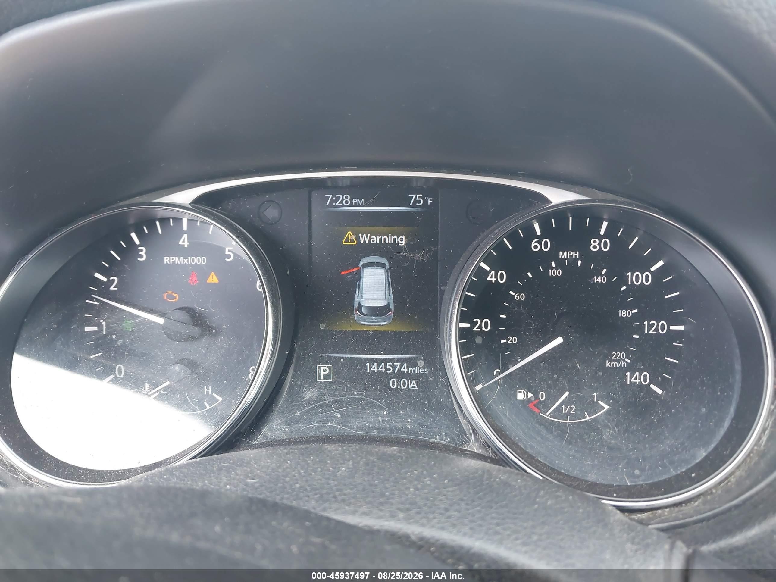 2014 Nissan Rogue Sv White vin: 5N1AT2MV9EC757364