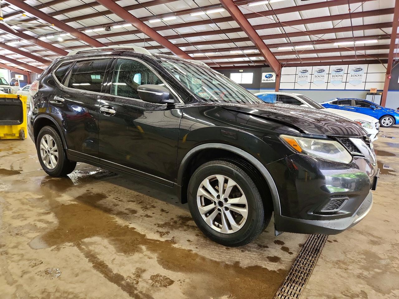 2014 Nissan Rogue Sv Black vin: 5N1AT2MV9EC763083