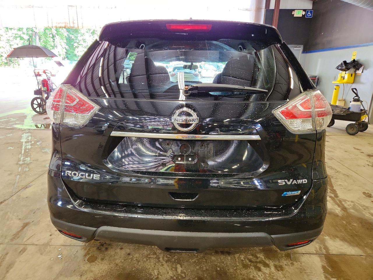 2014 Nissan Rogue Sv Black vin: 5N1AT2MV9EC763083