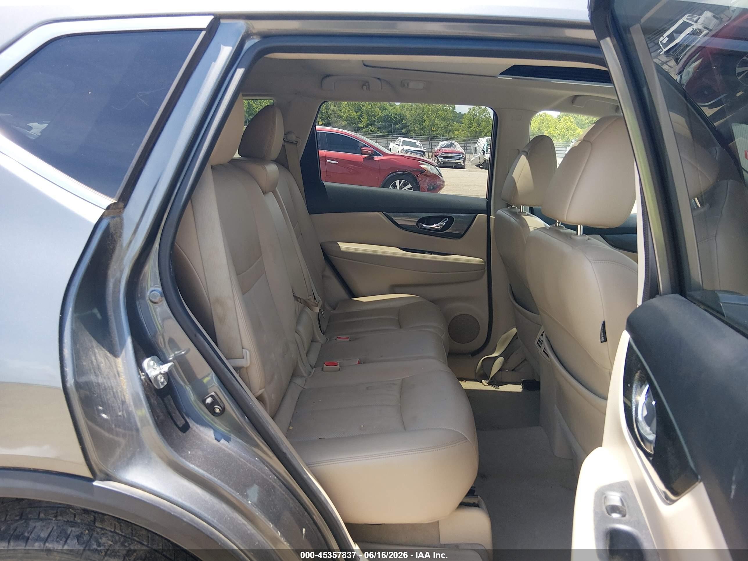 2014 Nissan Rogue Sl Gray vin: 5N1AT2MV9EC781034