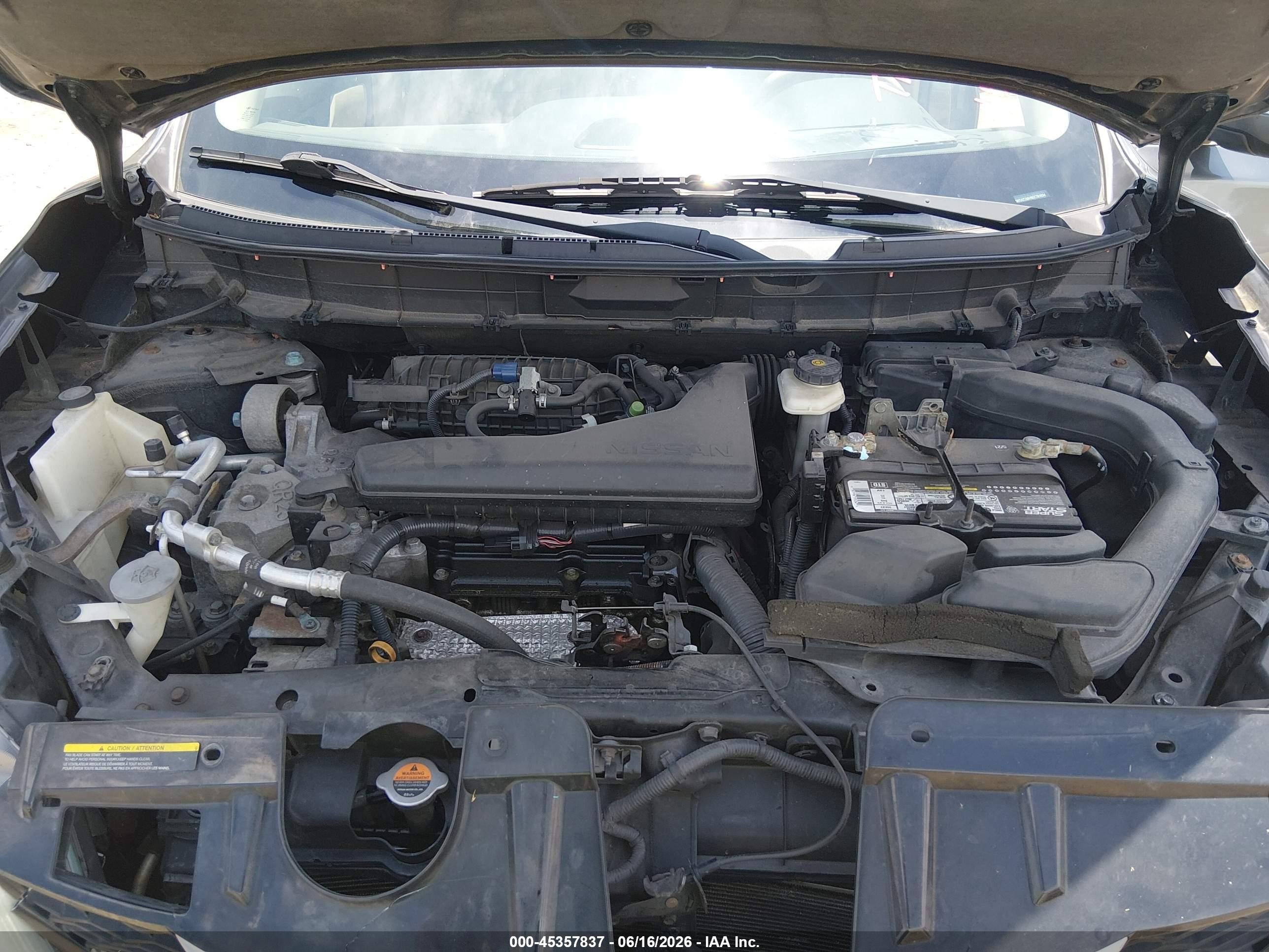 2014 Nissan Rogue Sl Gray vin: 5N1AT2MV9EC781034