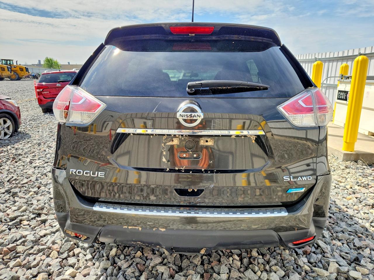 2014 Nissan Rogue Sl Black vin: 5N1AT2MV9EC784290