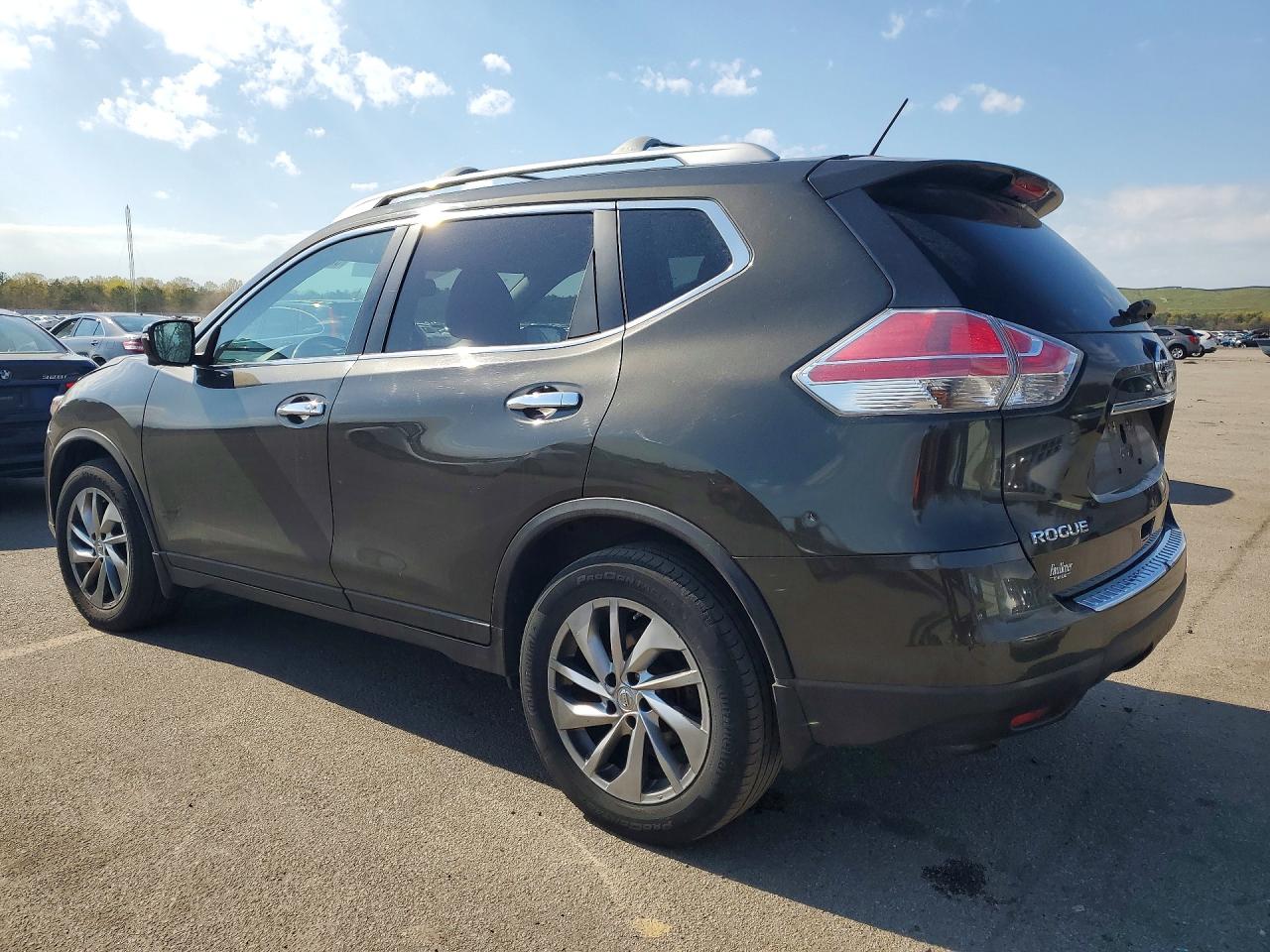 2014 Nissan Rogue Sl Черный vin: 5N1AT2MV9EC795757