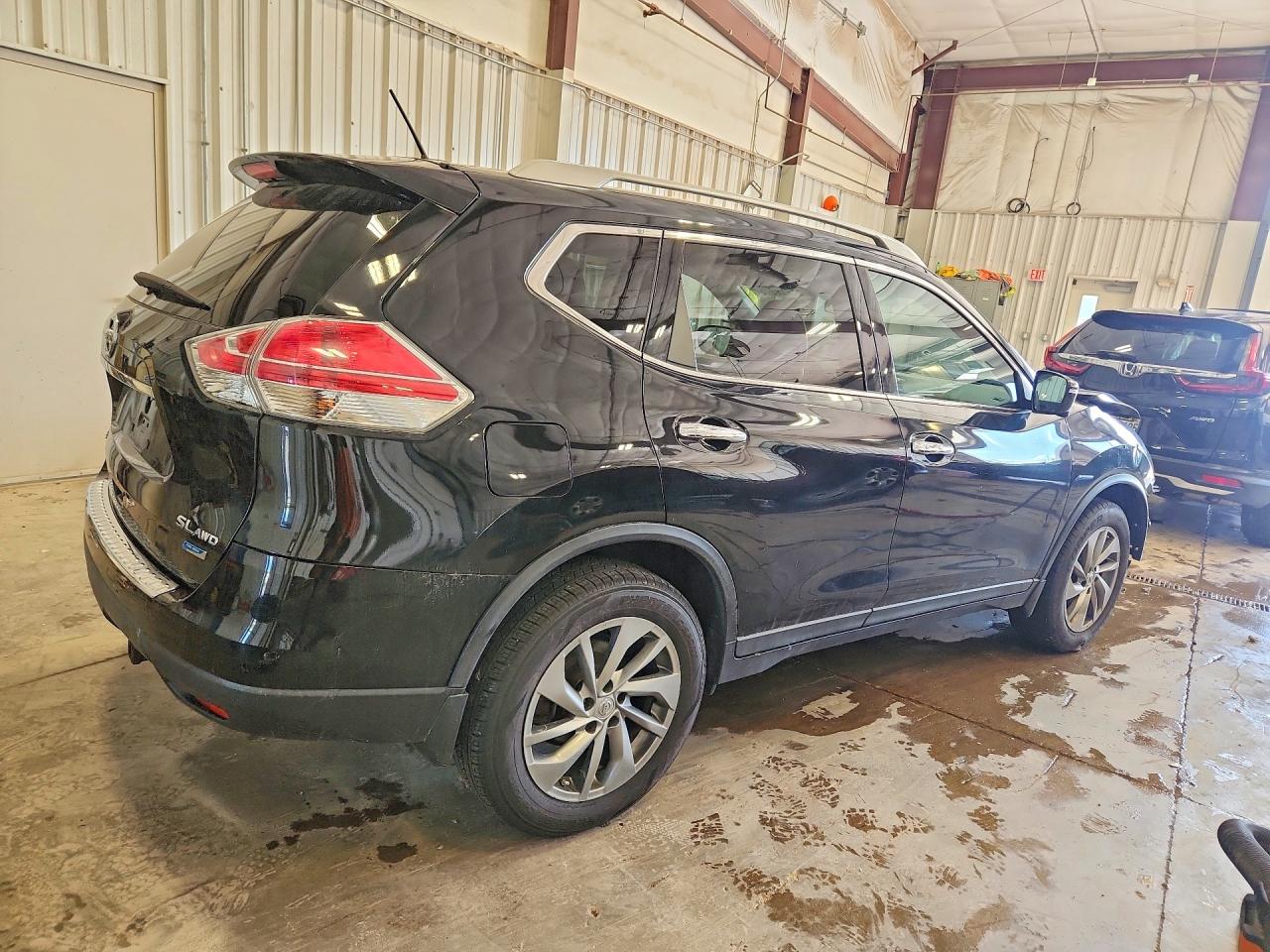 2014 Nissan Rogue Sl Черный vin: 5N1AT2MV9EC799288