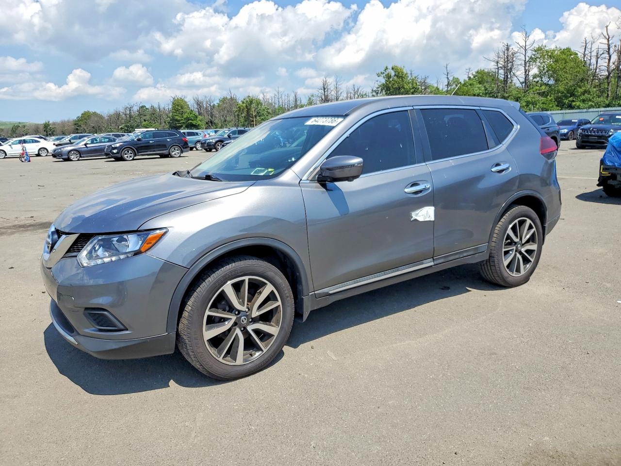 2014 Nissan Rogue S Gray vin: 5N1AT2MV9EC801010