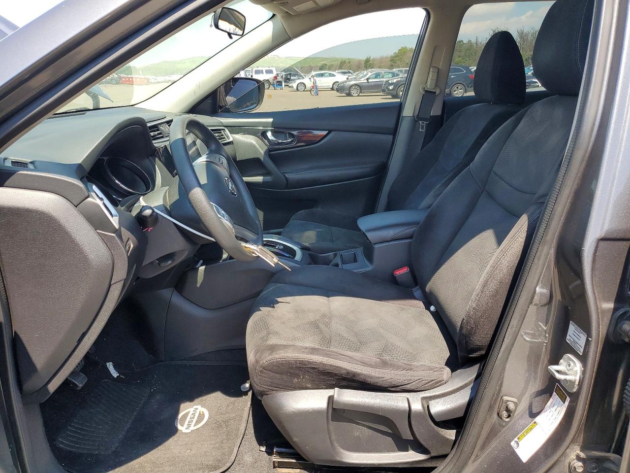 2014 Nissan Rogue S Серый vin: 5N1AT2MV9EC801010