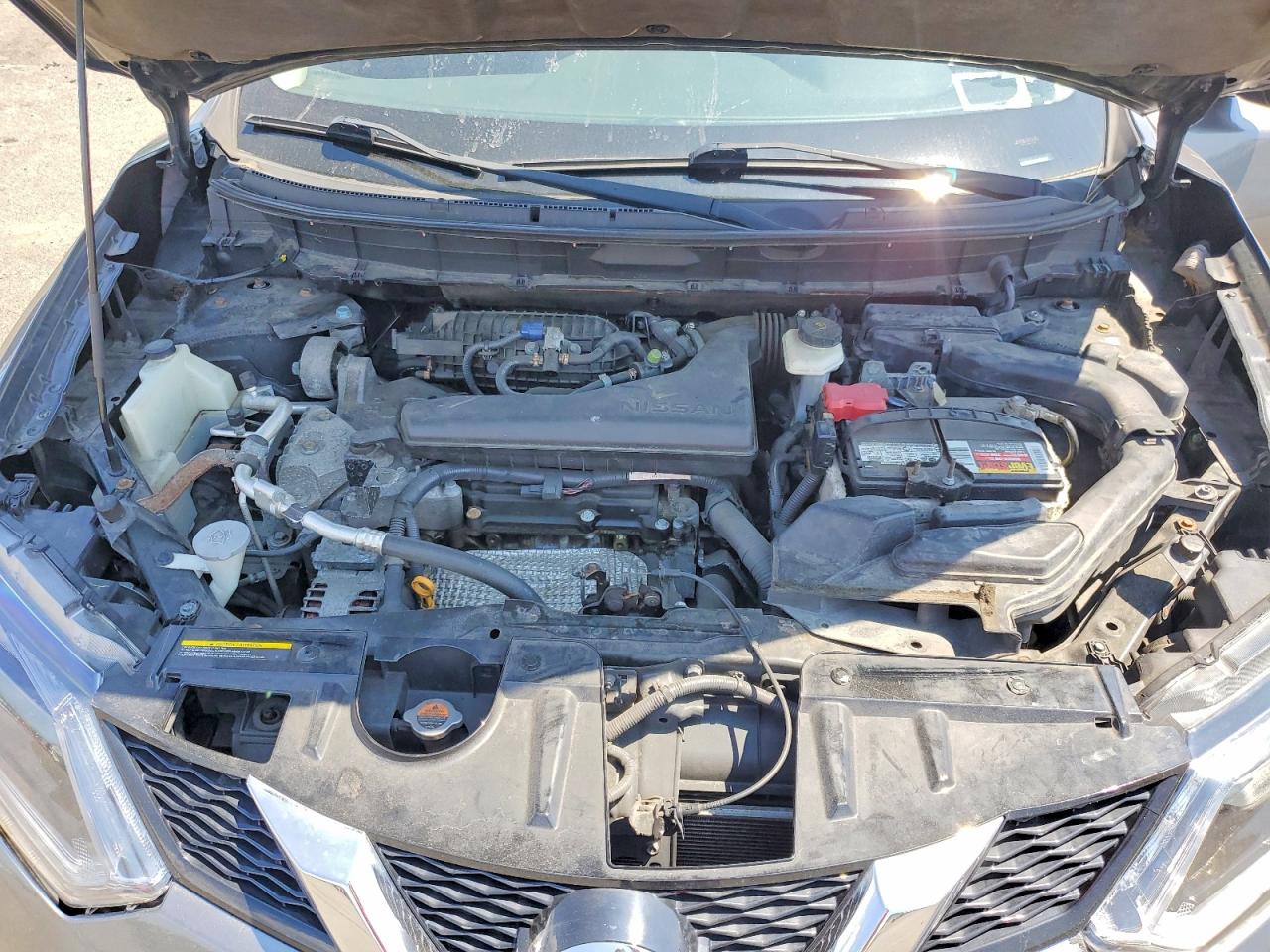 2014 Nissan Rogue S Серый vin: 5N1AT2MV9EC801010