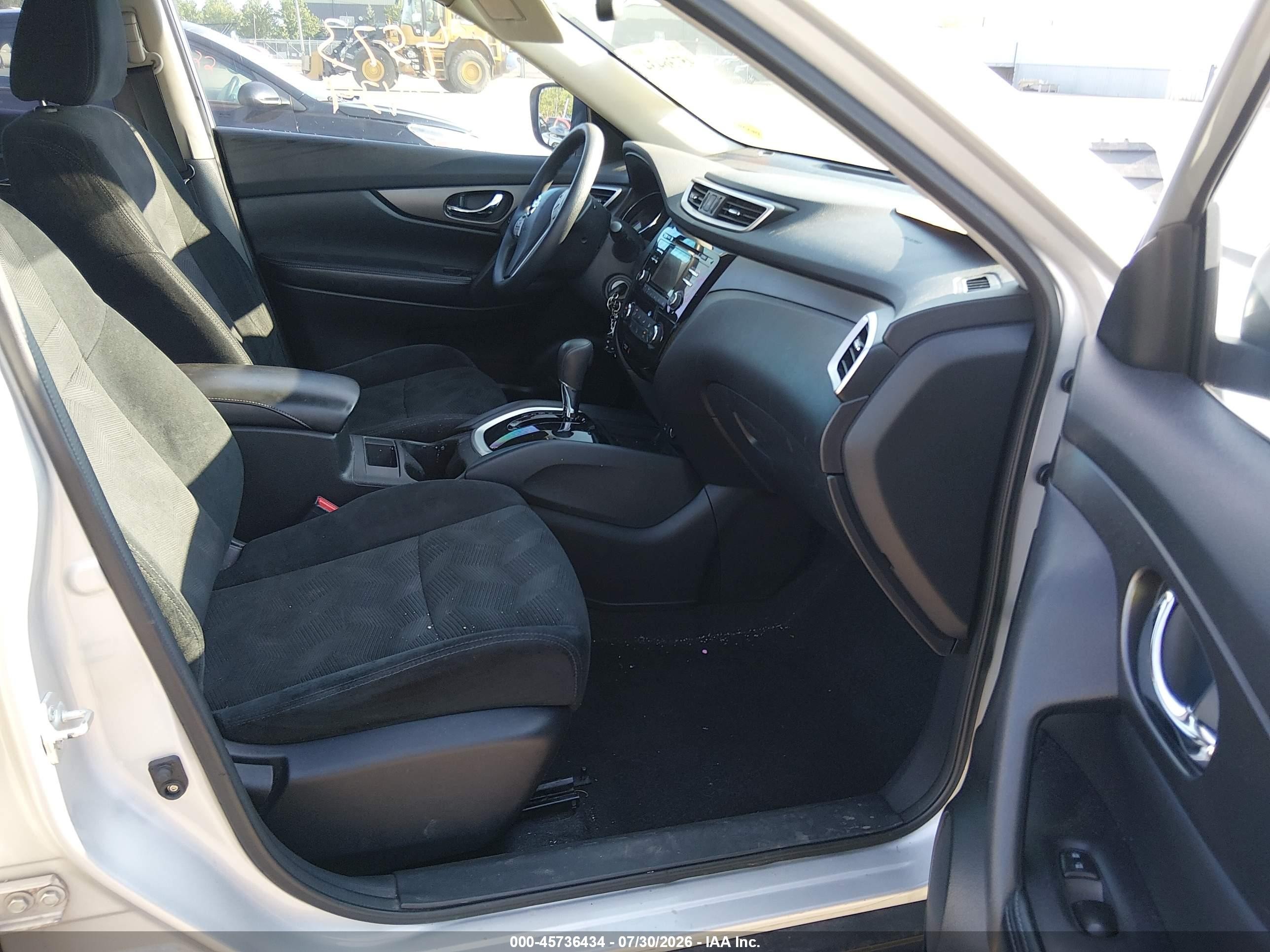 2014 Nissan Rogue S Gray vin: 5N1AT2MV9EC802397