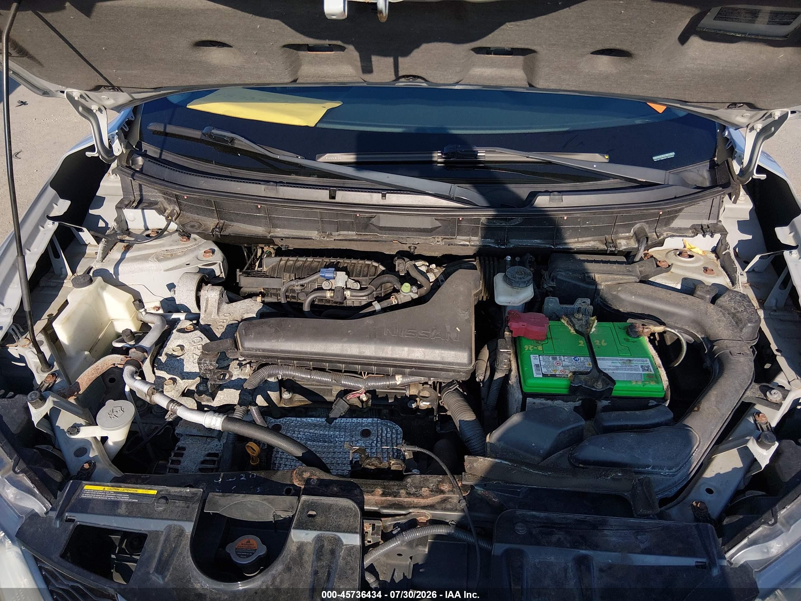 2014 Nissan Rogue S Gray vin: 5N1AT2MV9EC802397