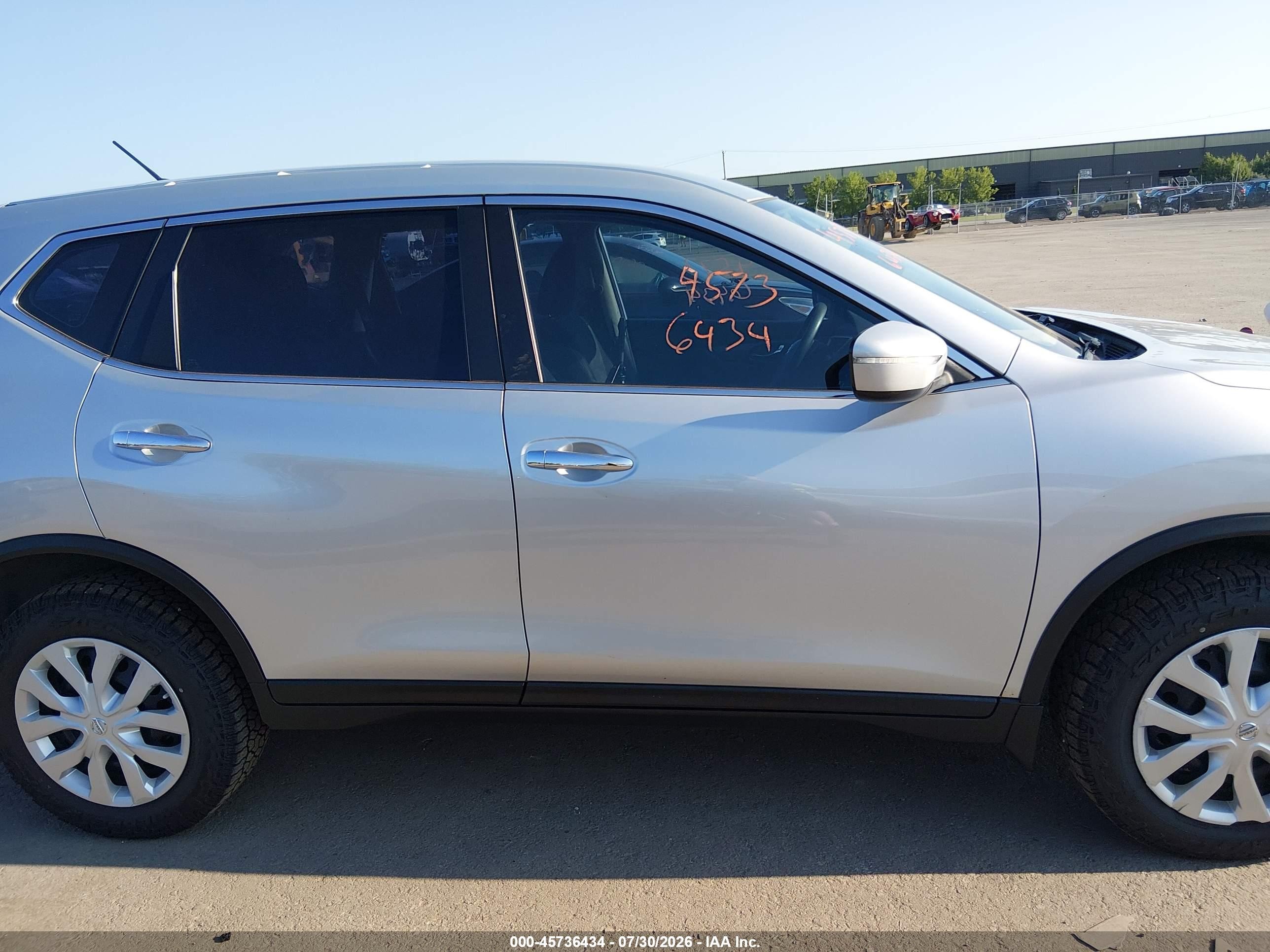 2014 Nissan Rogue S Gray vin: 5N1AT2MV9EC802397