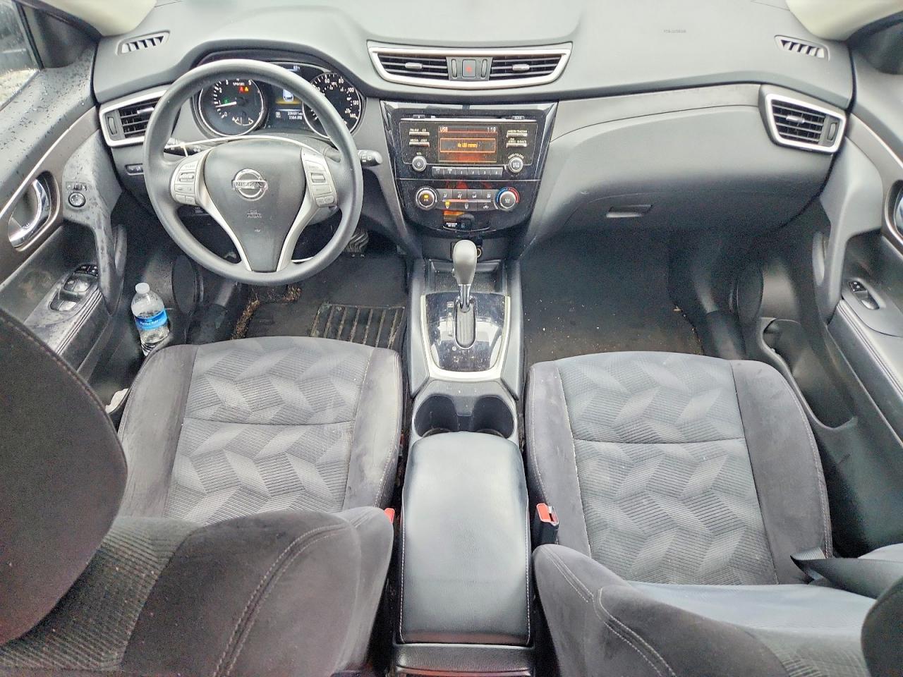 2014 Nissan Rogue S Silver vin: 5N1AT2MV9EC806336
